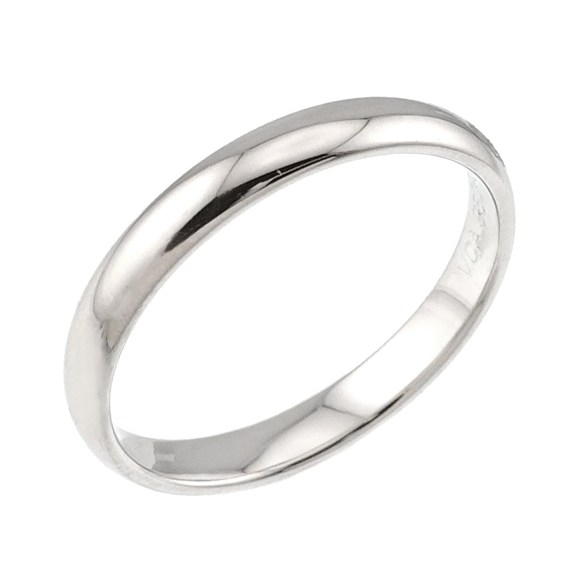 Van Cleef & Arpels Platinum 950 Band Ring (Pre-Owned)