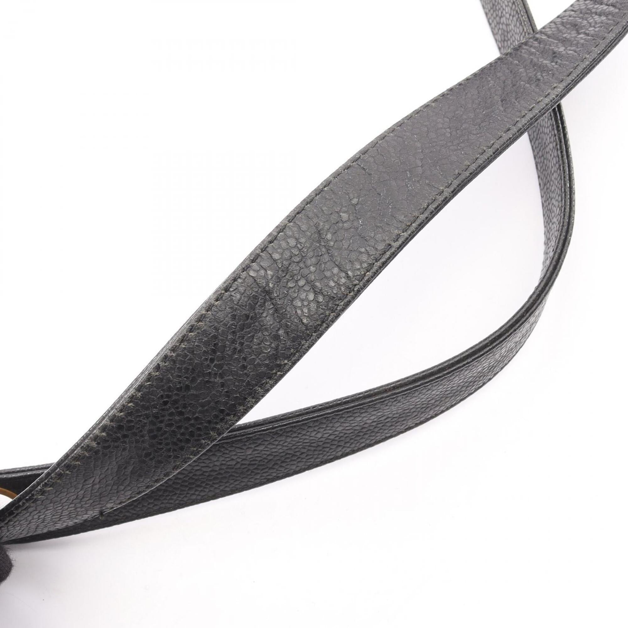 Chanel Black Grained Calfskin Handbag Tote Bag (Pre-Owned)