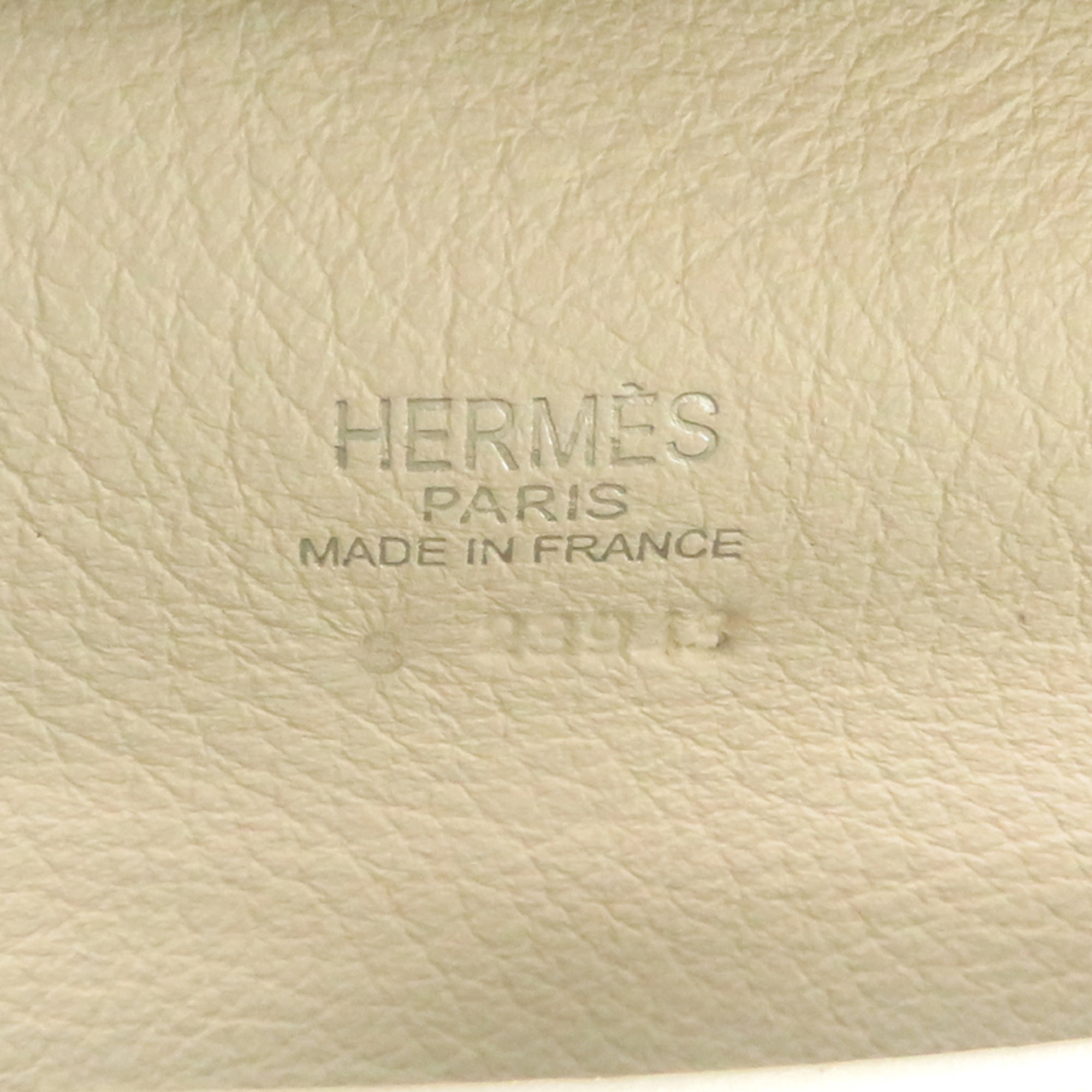Hermes White Swift Leather Boston Bag (Pre-Owned)