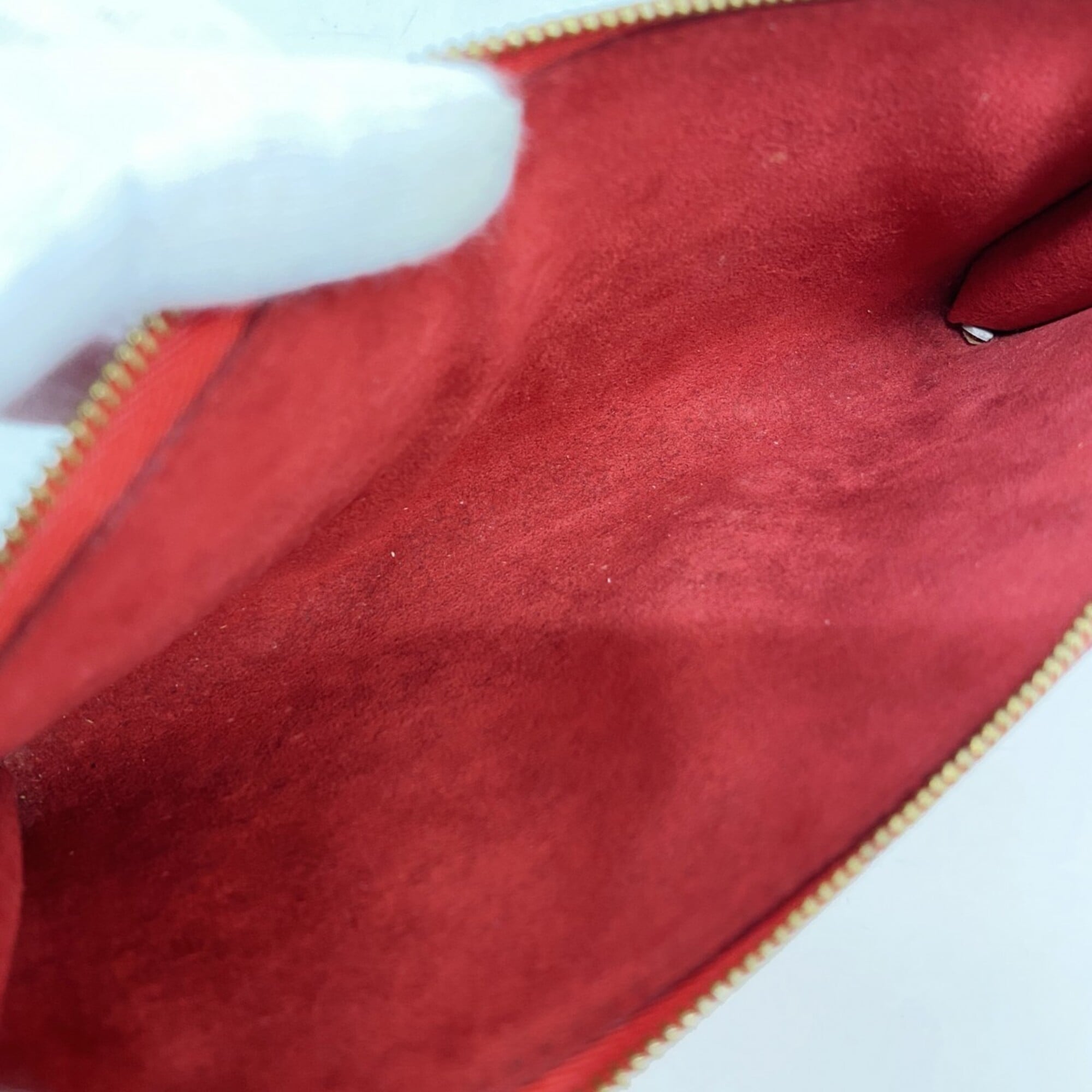 Louis Vuitton Castilian Red Pouch (Pre-Owned)