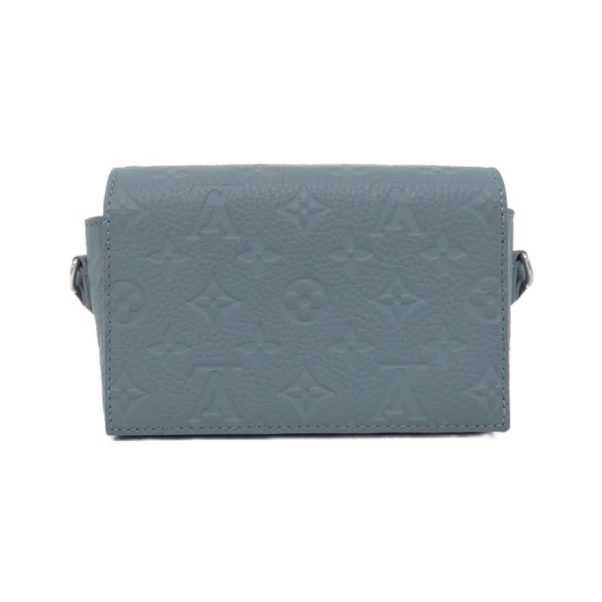 Louis Vuitton Green Leather Shoulder Bag (Pre-Owned)