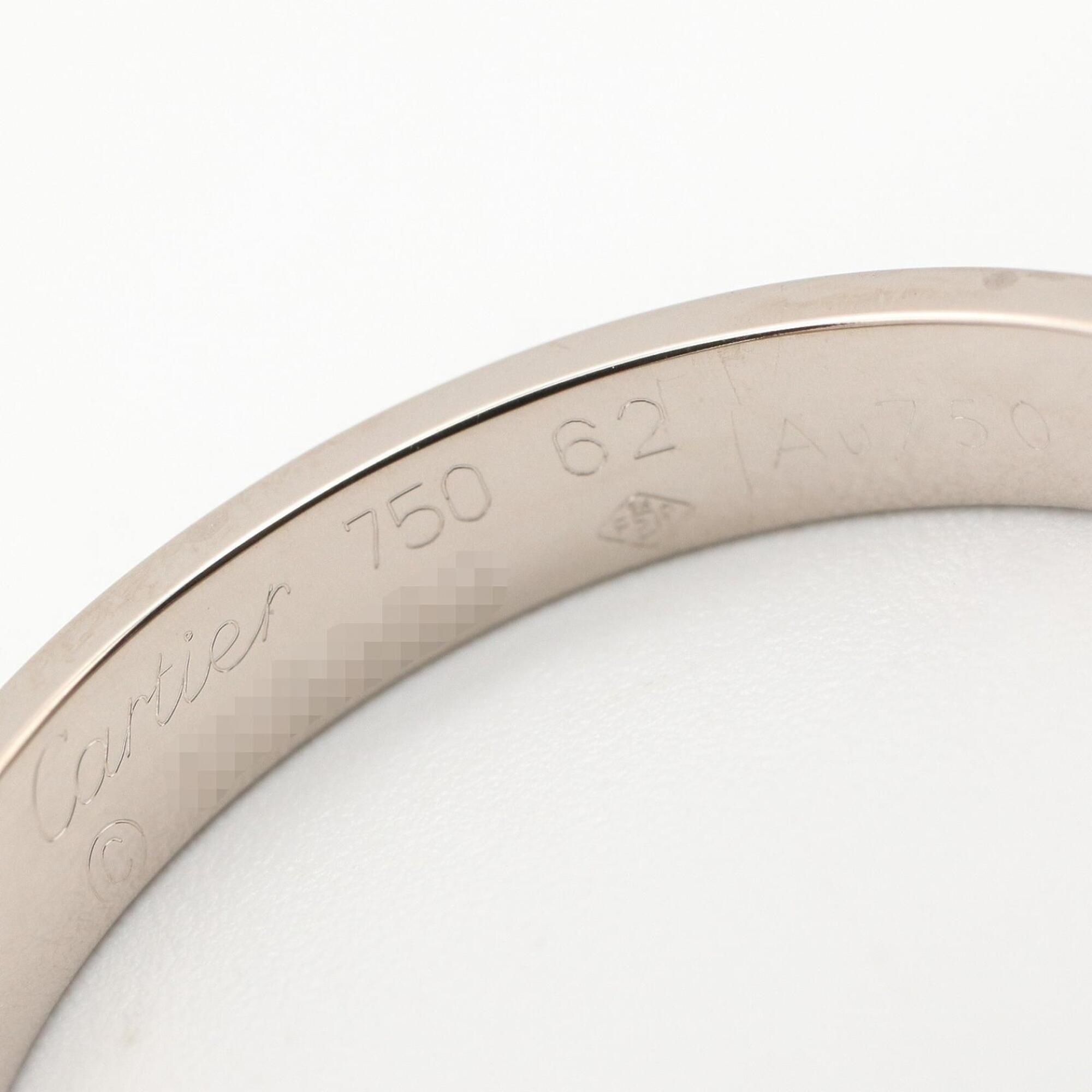 Cartier White Gold White Gold (18K) Band Ring (Pre-Owned)
