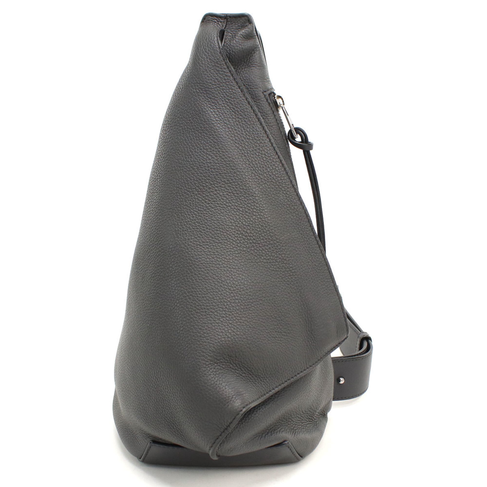 Loewe Gray Leather Sling Bag (Pre-Owned)