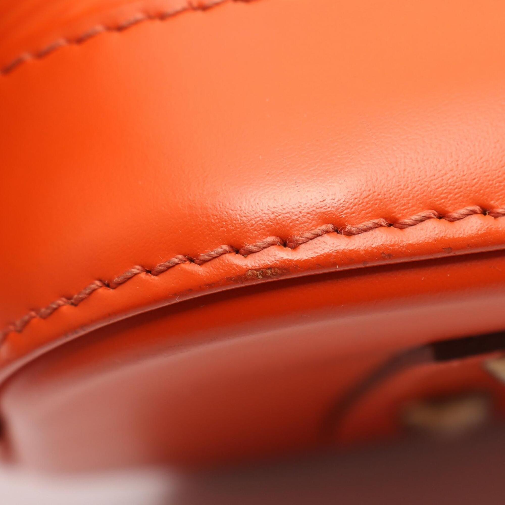 Louis Vuitton Orange Epi Leather Handbag (Pre-Owned)