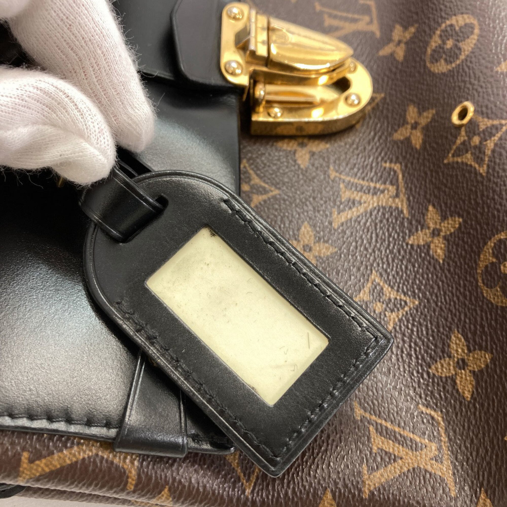 Louis Vuitton Black Monogram Monogram Handbag (Pre-Owned)