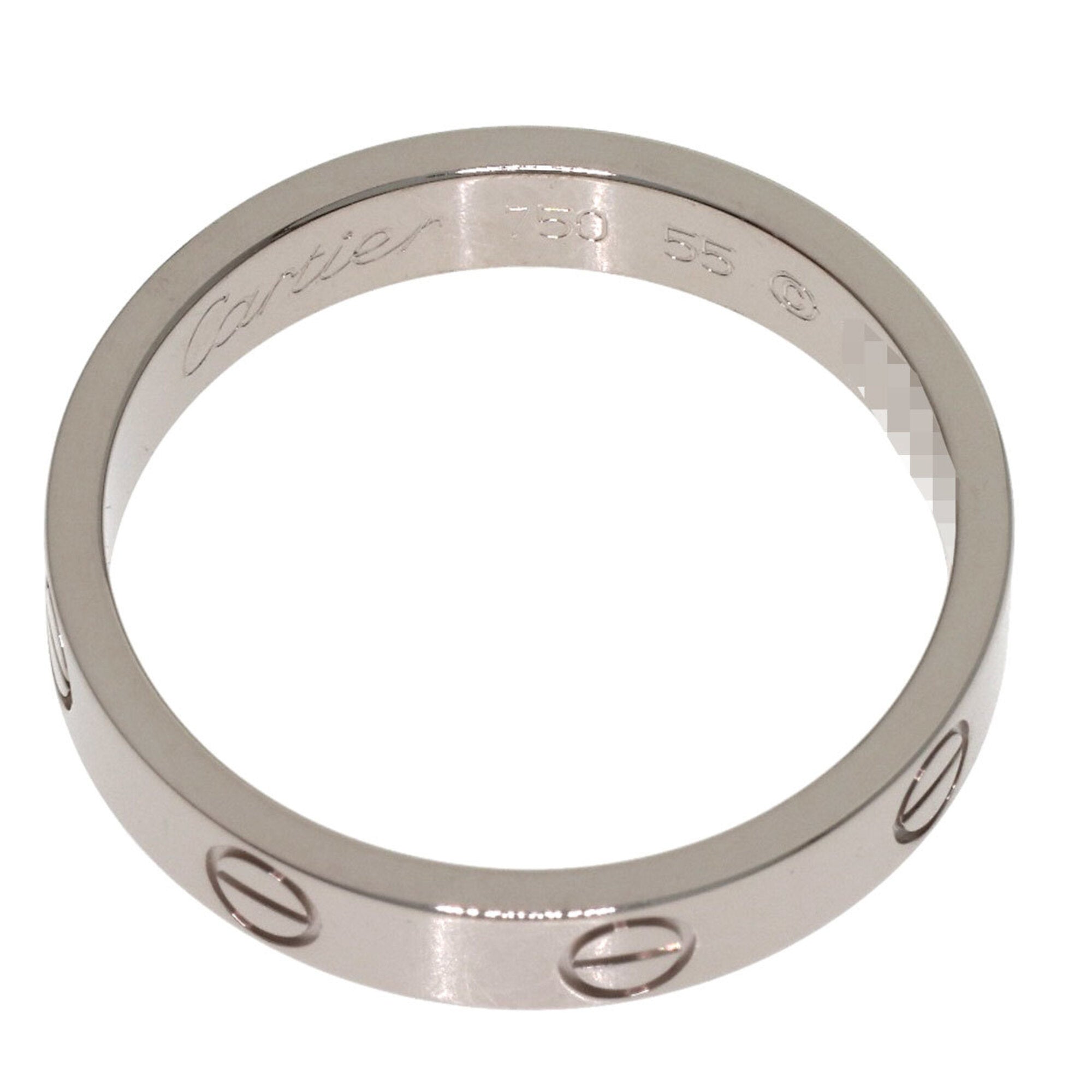Cartier Silver White Gold (18K) Band Ring (Pre-Owned)