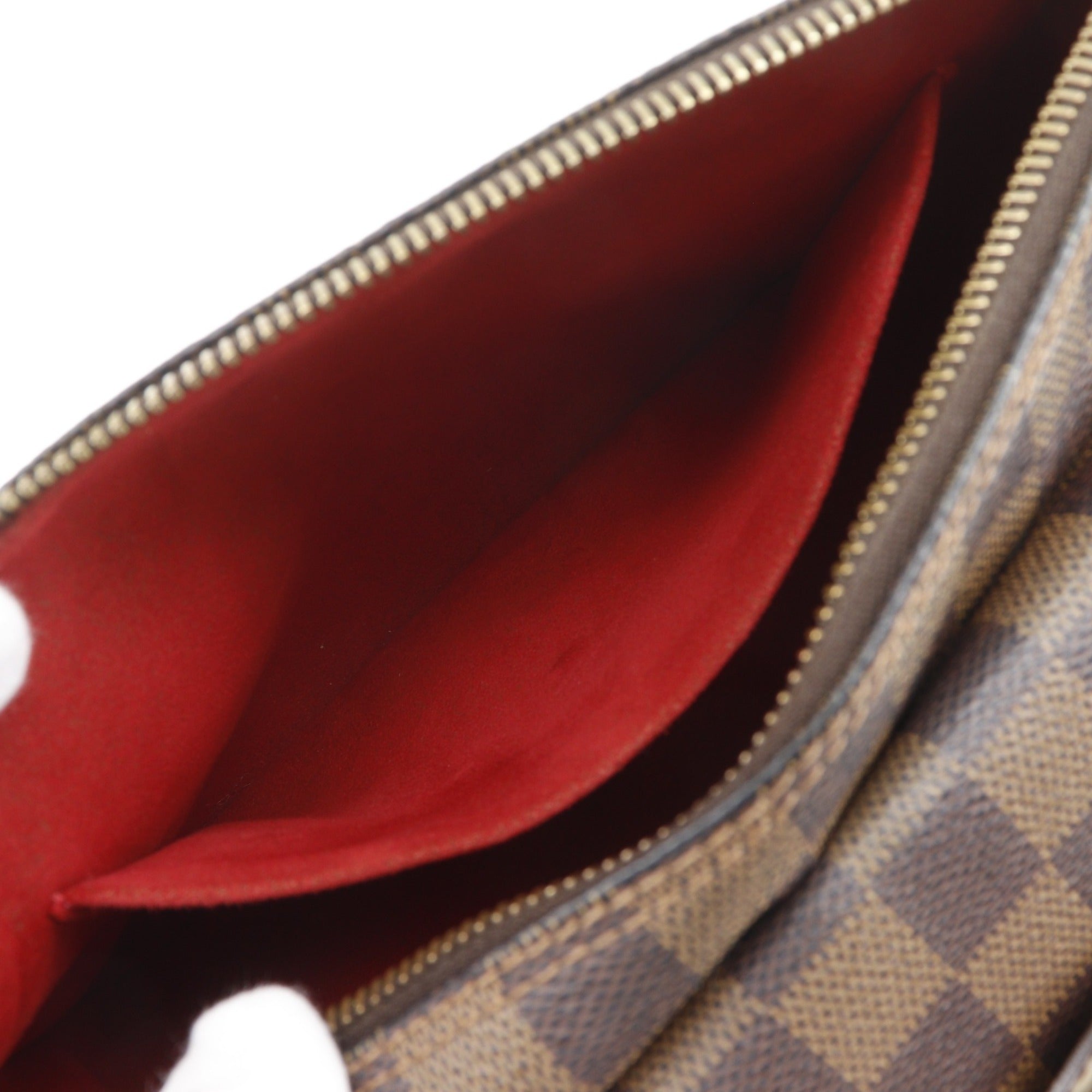 Louis Vuitton Damier Brown Damier Canvas Shoulder Bag (Pre-Owned)
