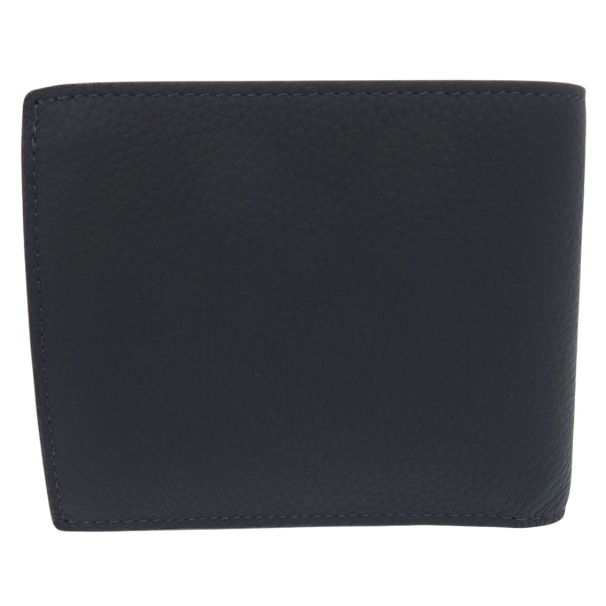 Louis Vuitton Navy Leather Wallet (Bi-Fold) (Pre-Owned)