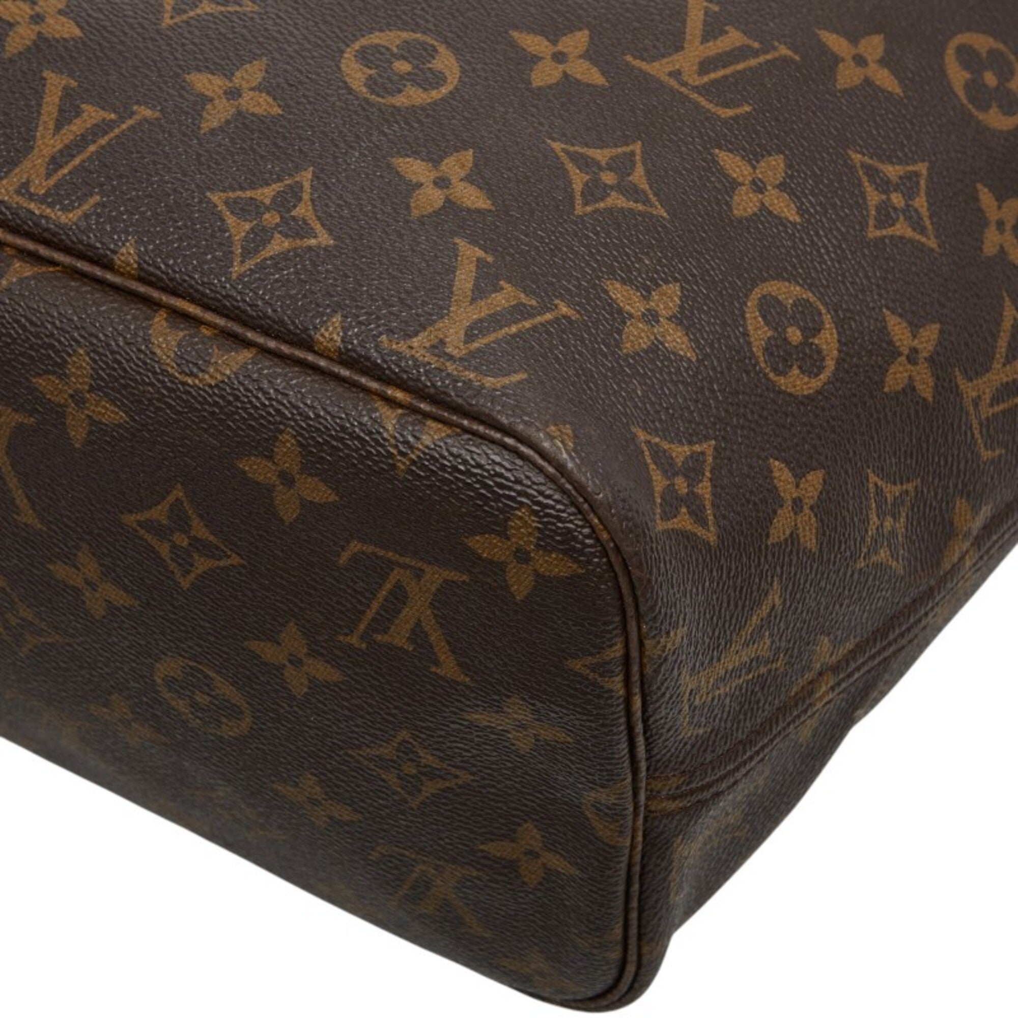 Louis Vuitton Brown Pvc Leather Shoulder Bag Tote Bag (Pre-Owned)