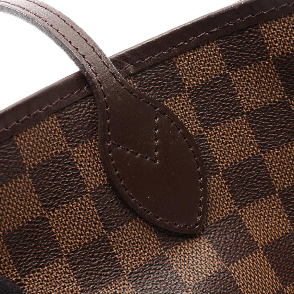 Louis Vuitton Brown Cerise Ebene Coated Canvas Pvc Damier Canvas Leather Handbag Pouch Tote Bag (Pre-Owned)
