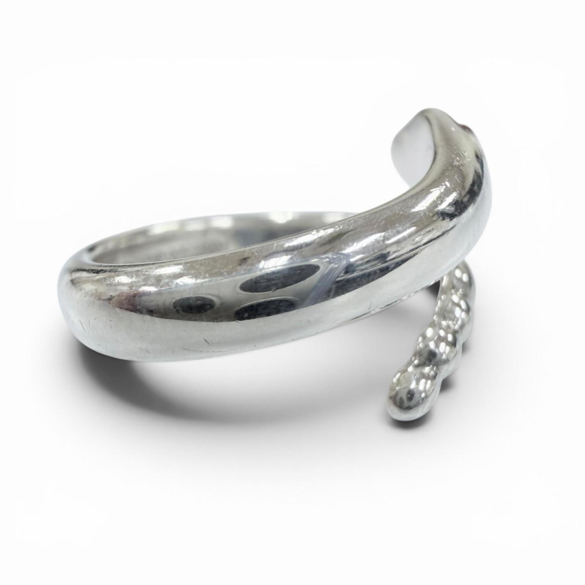 Tiffany Silver Silver 925 Band Ring (Pre-Owned)