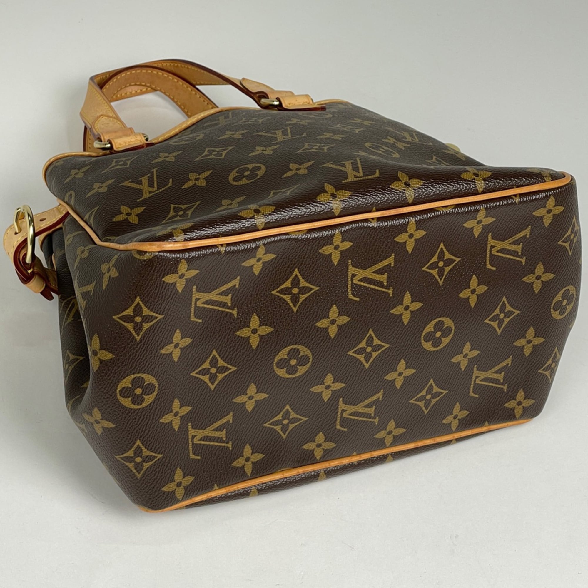 Louis Vuitton Brown Galle Monogram Monogram Handbag (Pre-Owned)