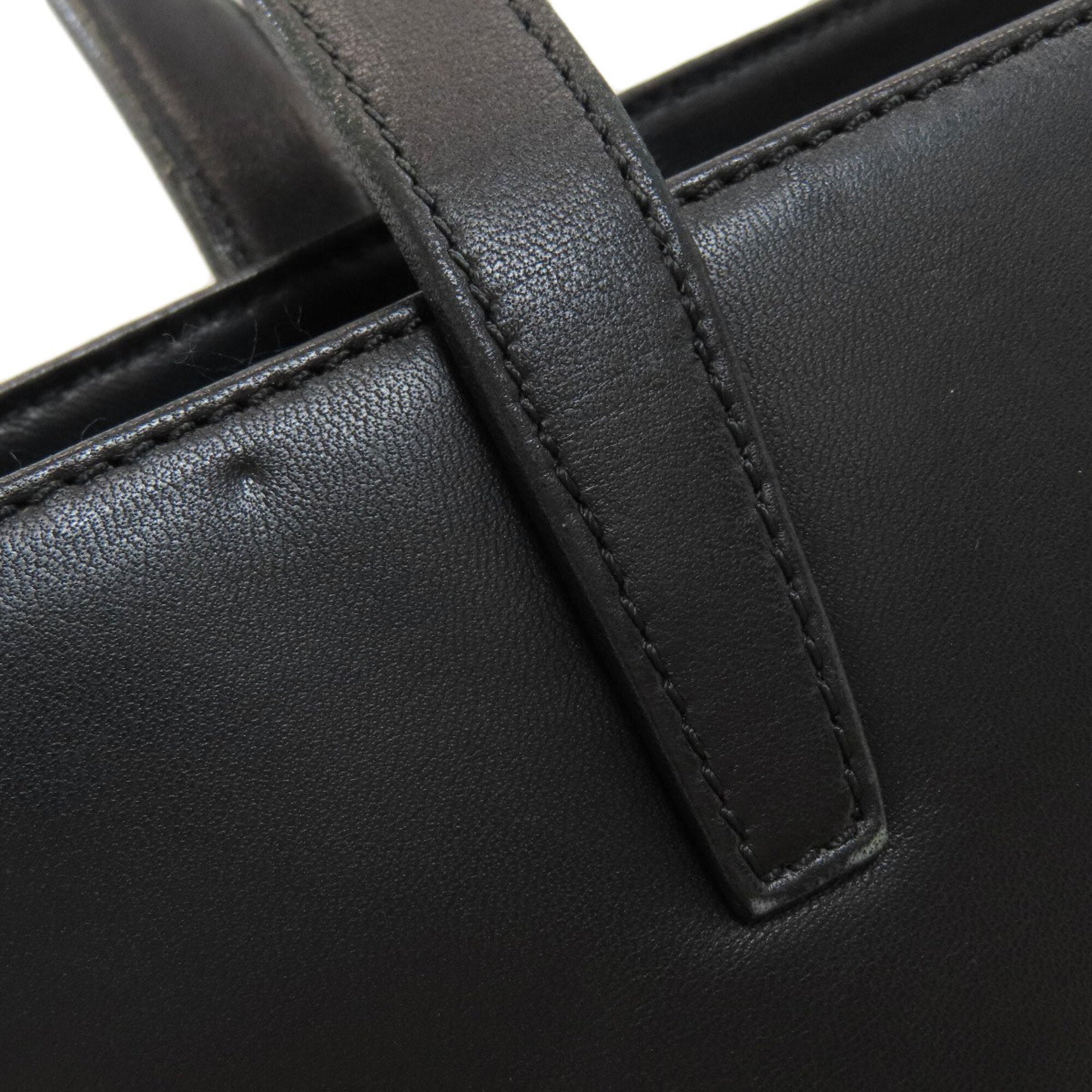 Loewe Black Leather Handbag (Pre-Owned)