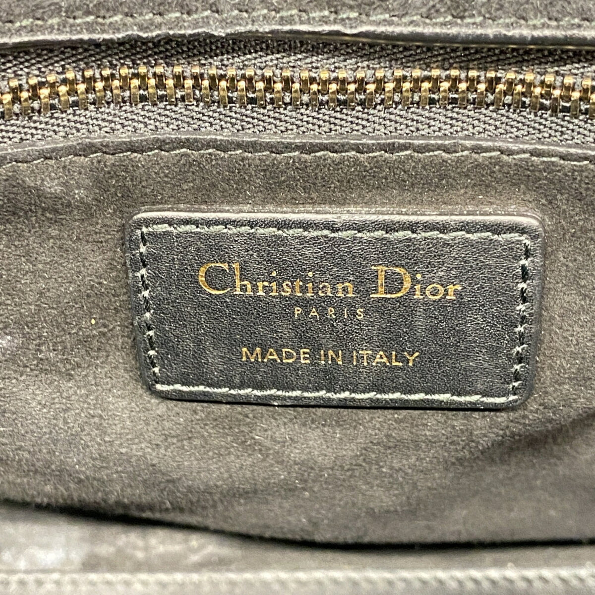 Christian Dior Black Leather Handbag (Pre-Owned)
