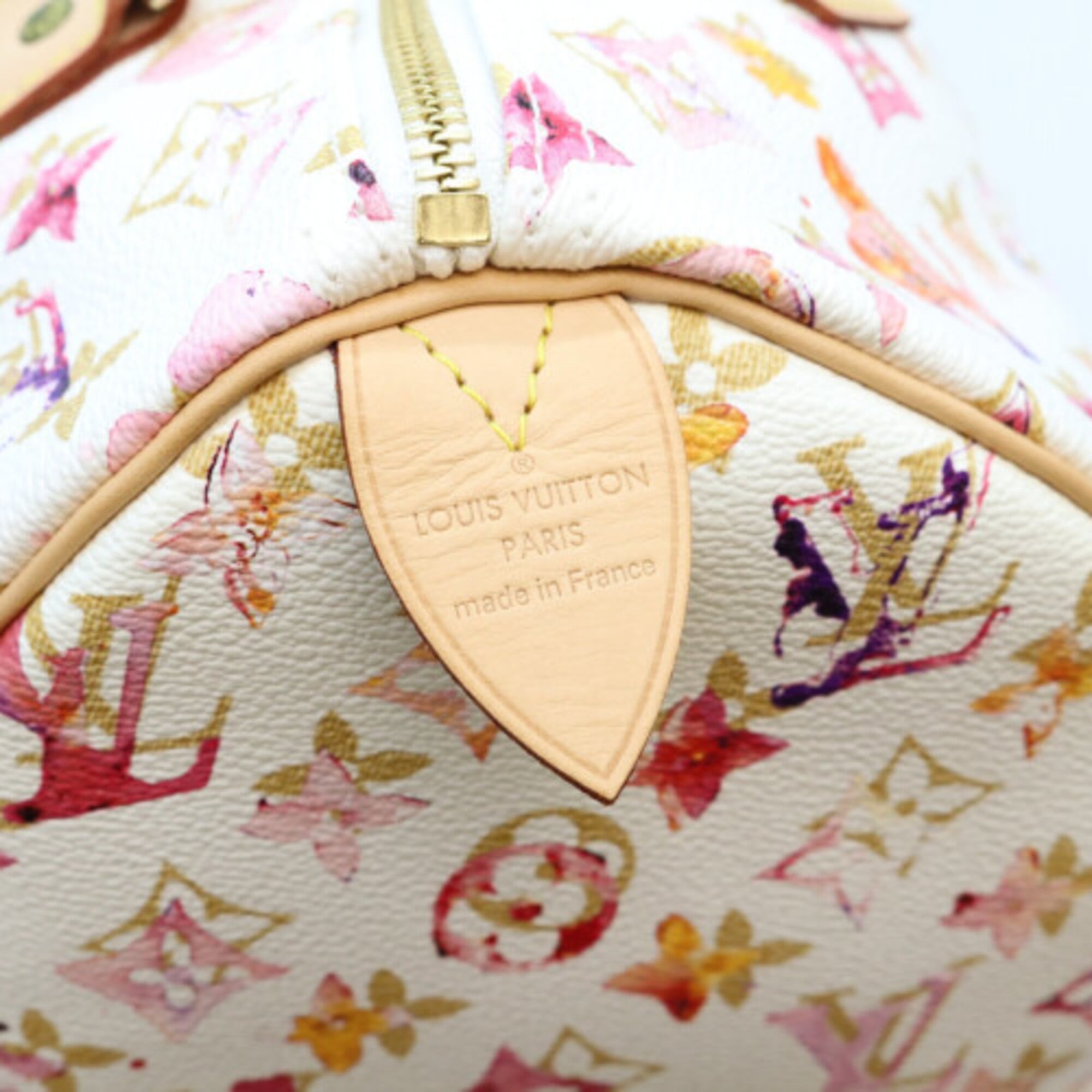 Louis Vuitton Blanc White Monogram Boston Bag (Pre-Owned)
