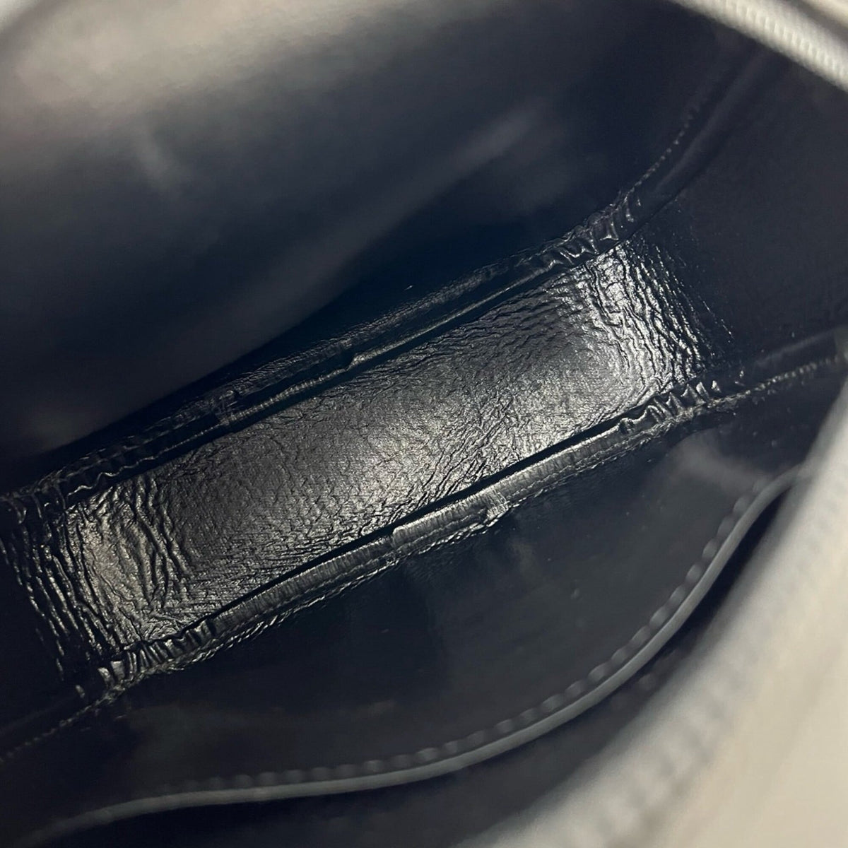 Burberry Beige Black Canvas Leather Shoulder Bag (Pre-Owned)