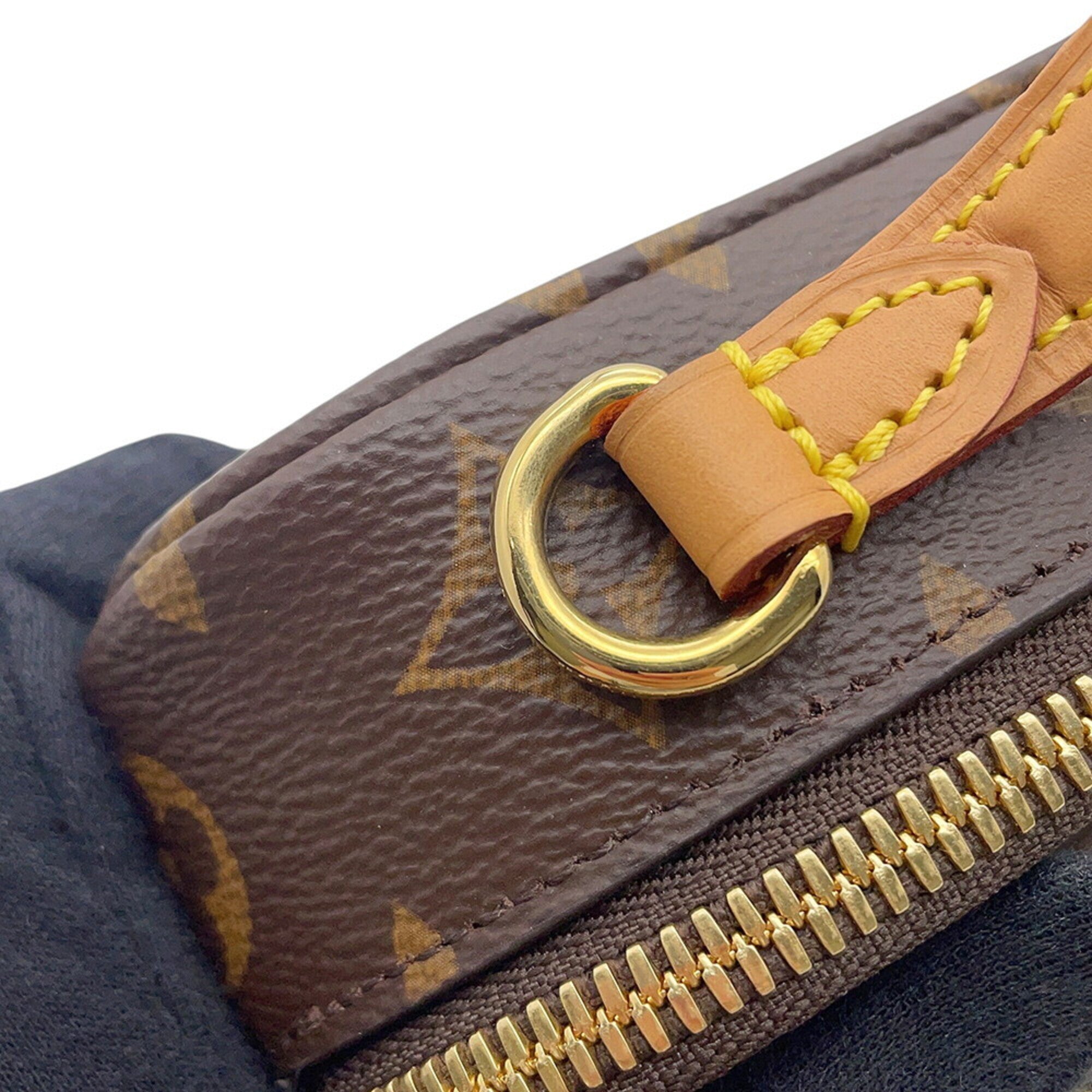 Louis Vuitton Brown Monogram Monogram Handbag Pouch Shoulder Bag (Pre-Owned)