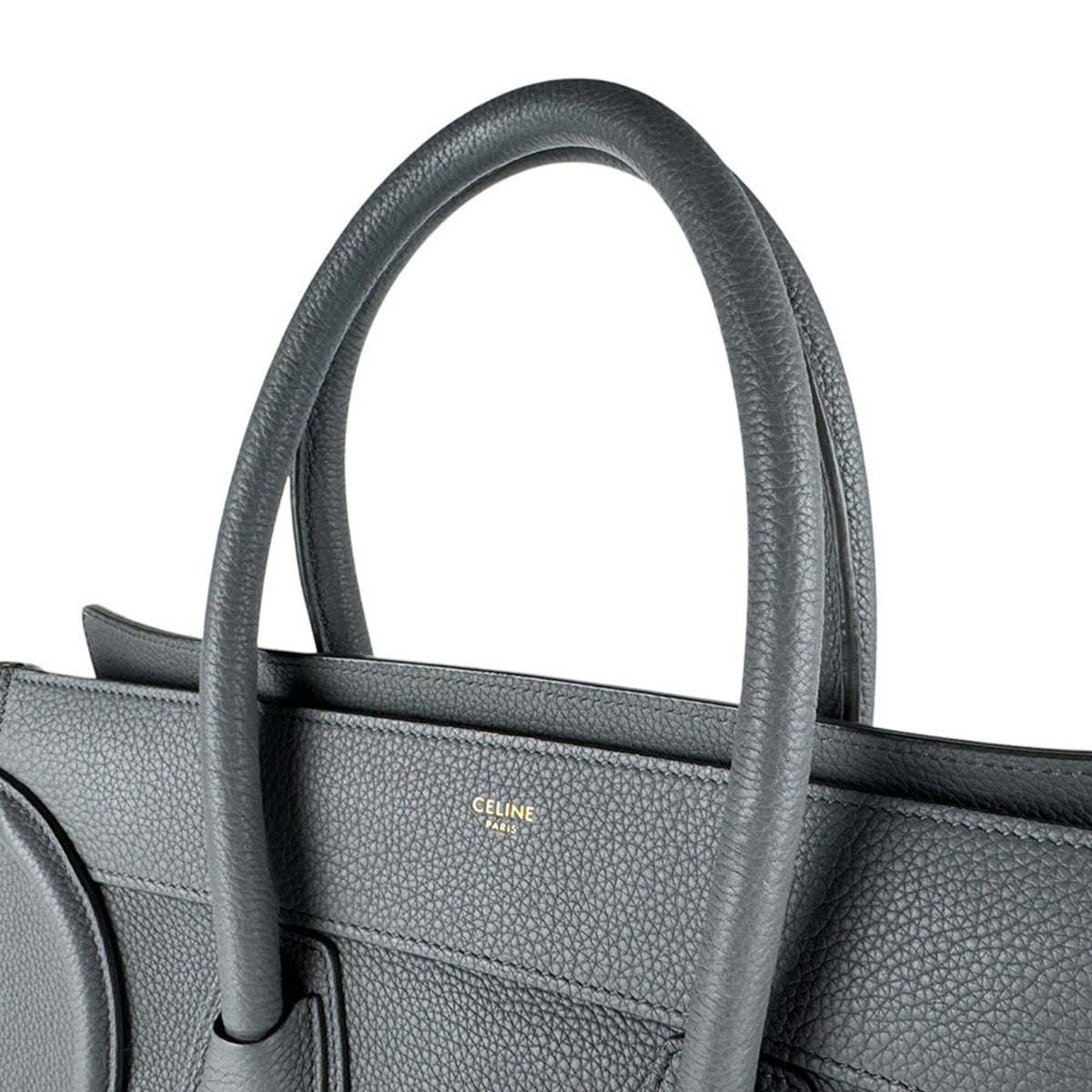 Celine Gray Leather Handbag (Pre-Owned)