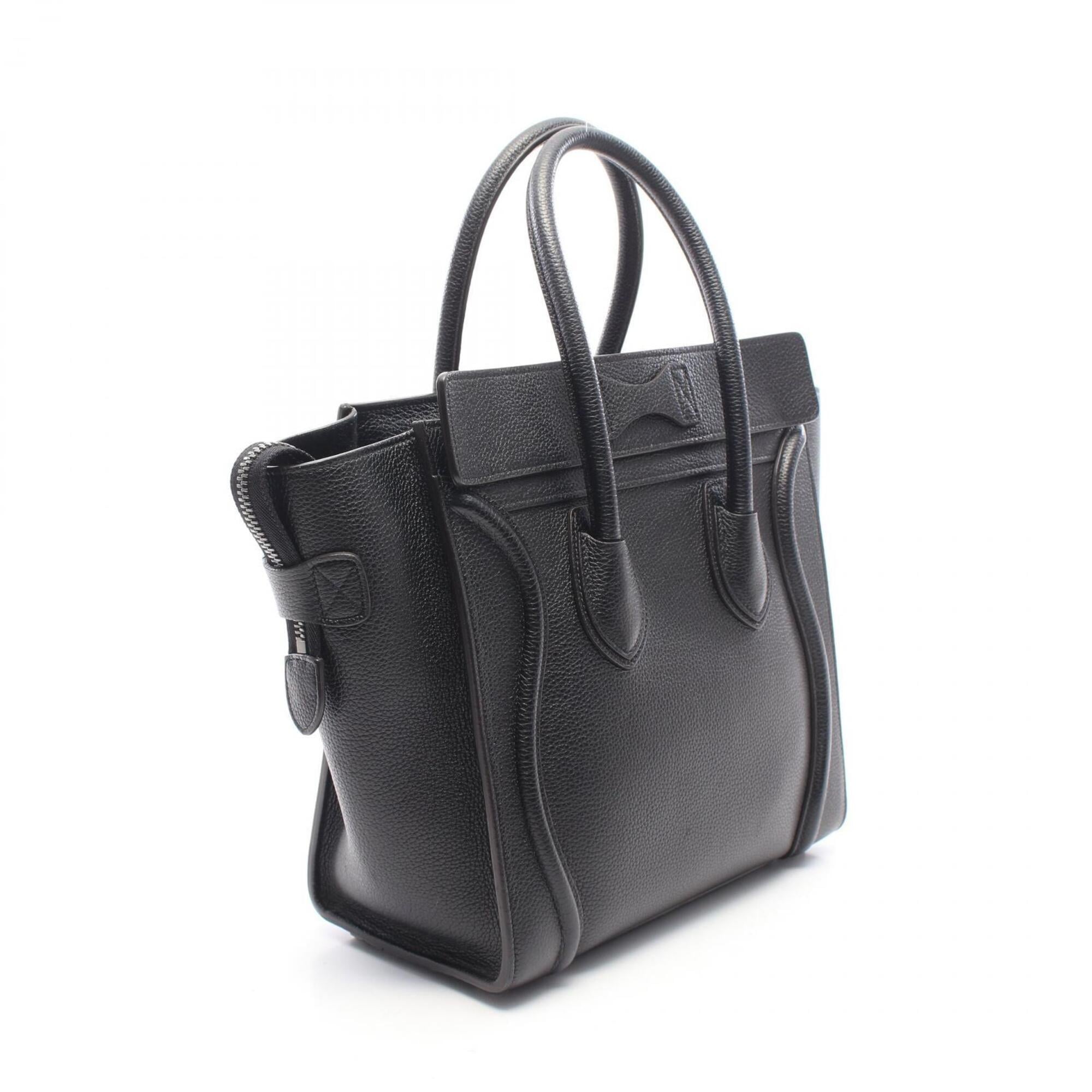 Celine Black Leather Handbag (Pre-Owned)