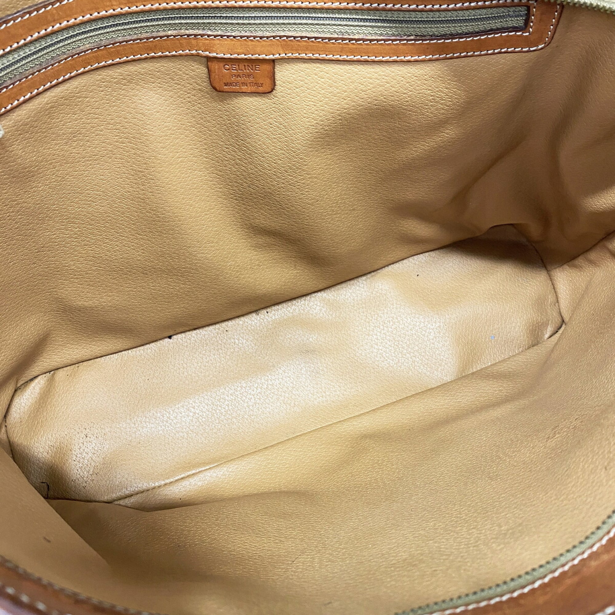 Celine Brown Pvc Tote Bag (Pre-Owned)