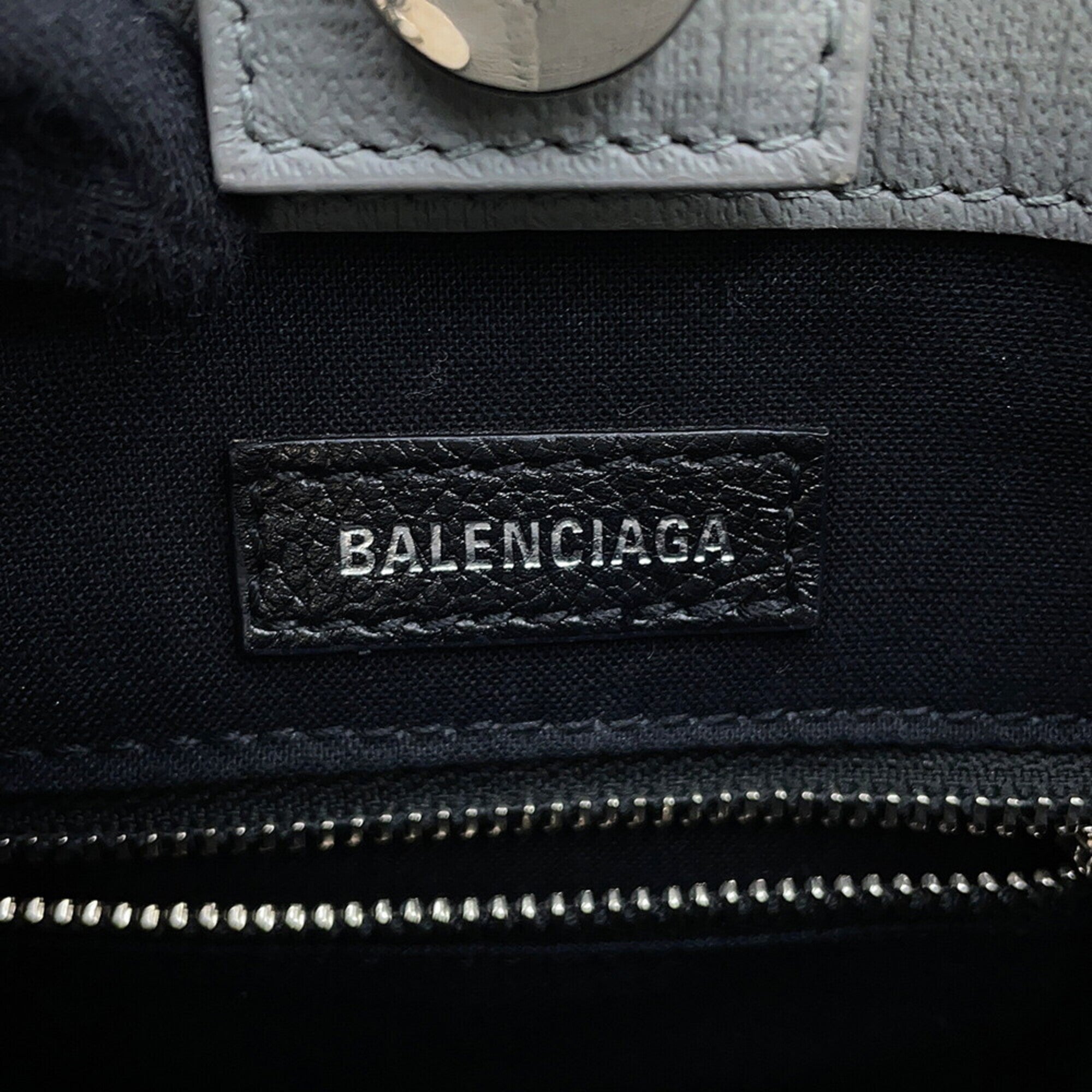 Balenciaga Gray Leather Handbag (Pre-Owned)