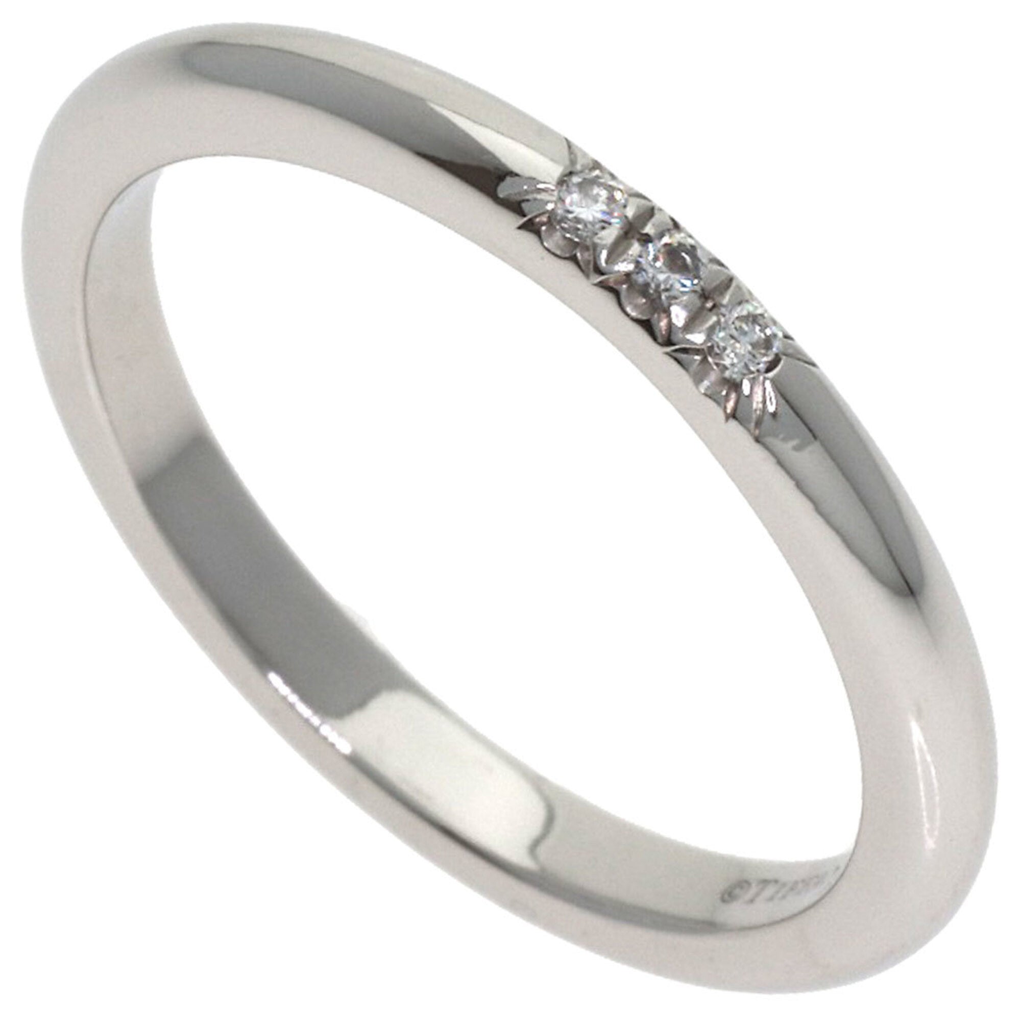 Tiffany Platinum 950 Band Ring (Pre-Owned)
