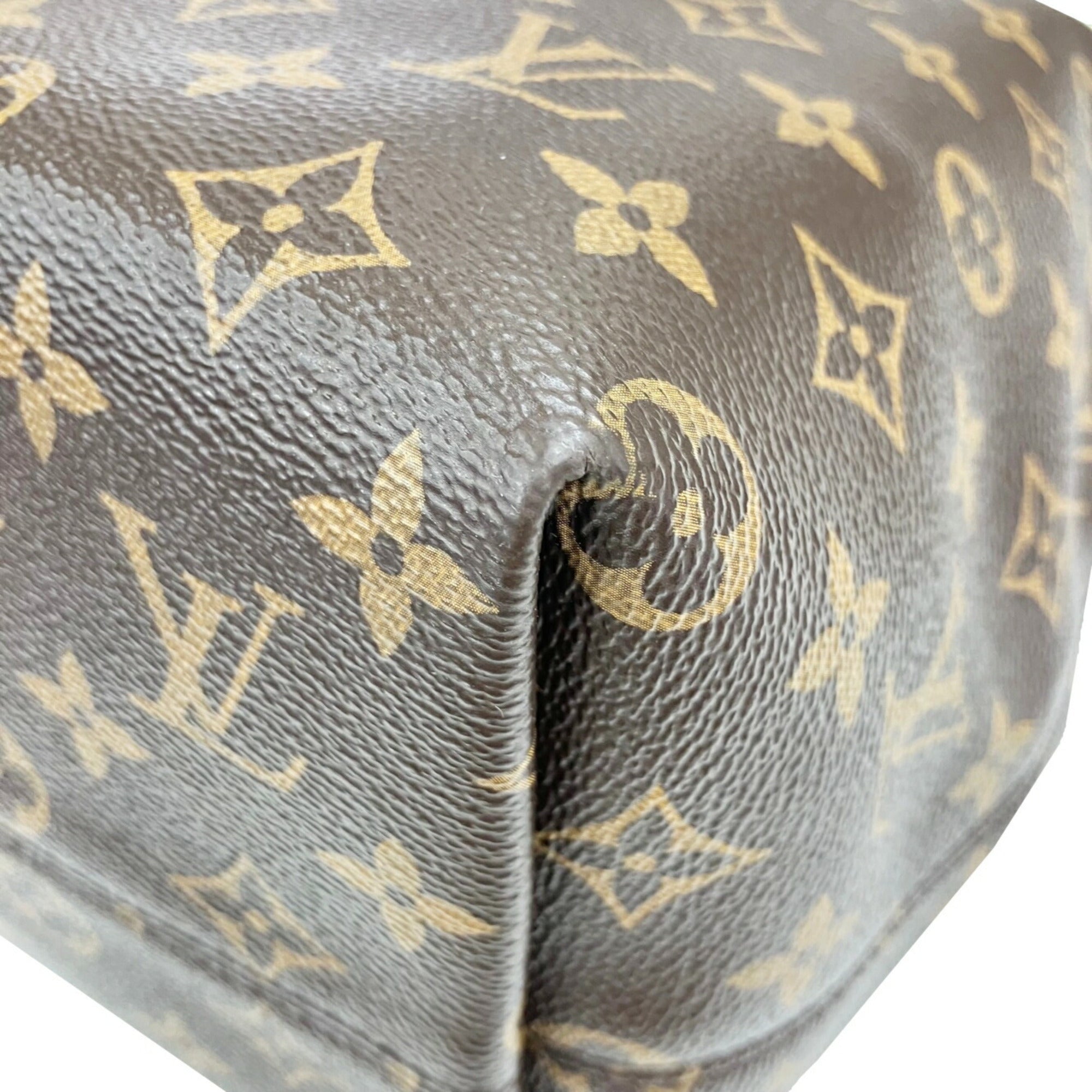 Louis Vuitton Brown Monogram Handbag Tote Bag (Pre-Owned)