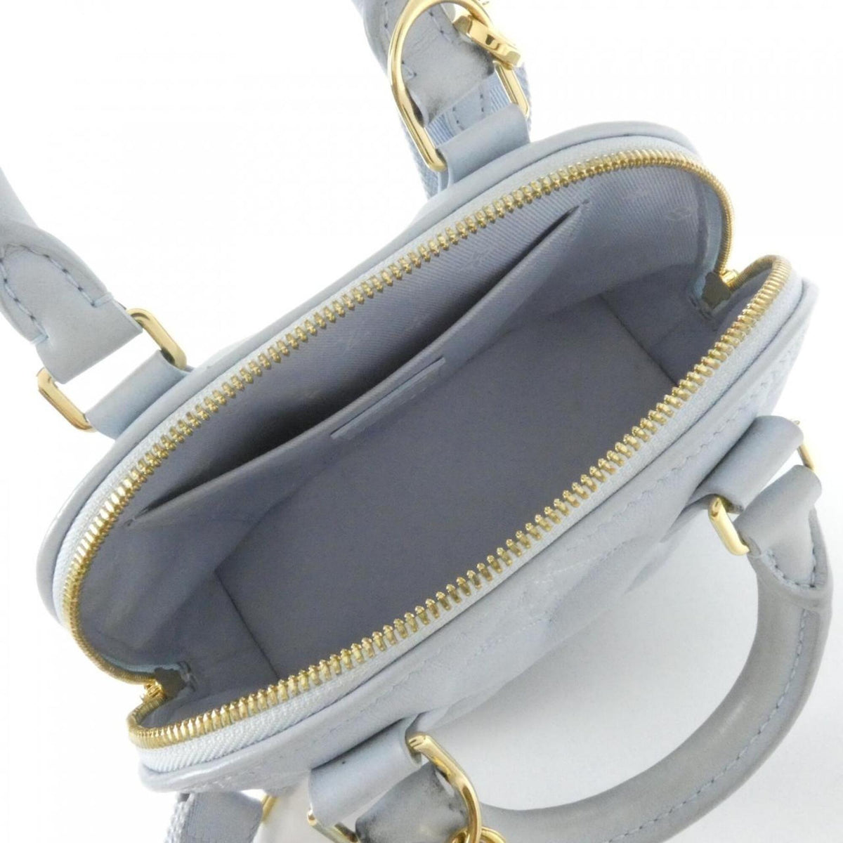 Louis Vuitton Blue Glacier Leather Handbag (Pre-Owned)