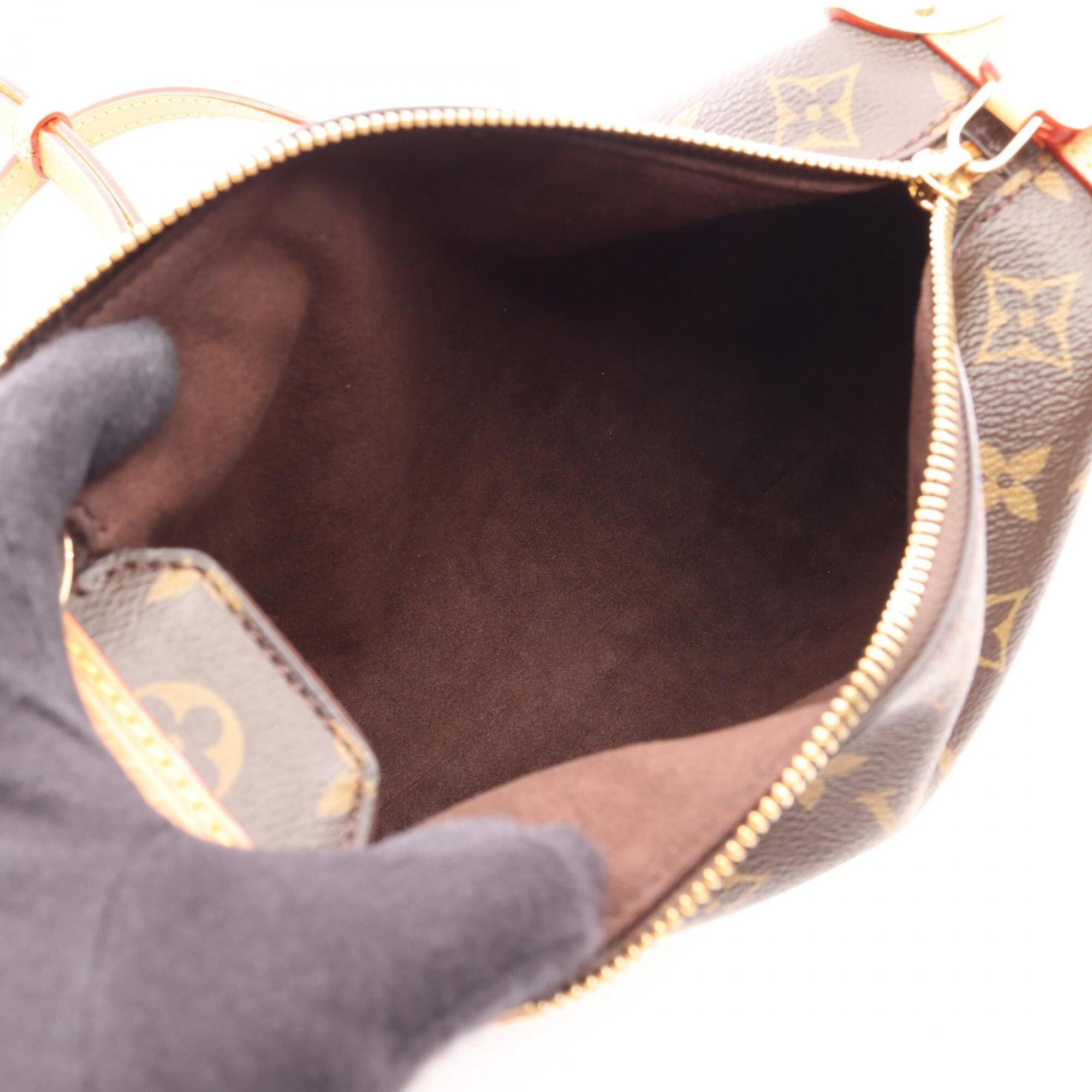Louis Vuitton Brown Coated Canvas Leather Handbag (Pre-Owned)