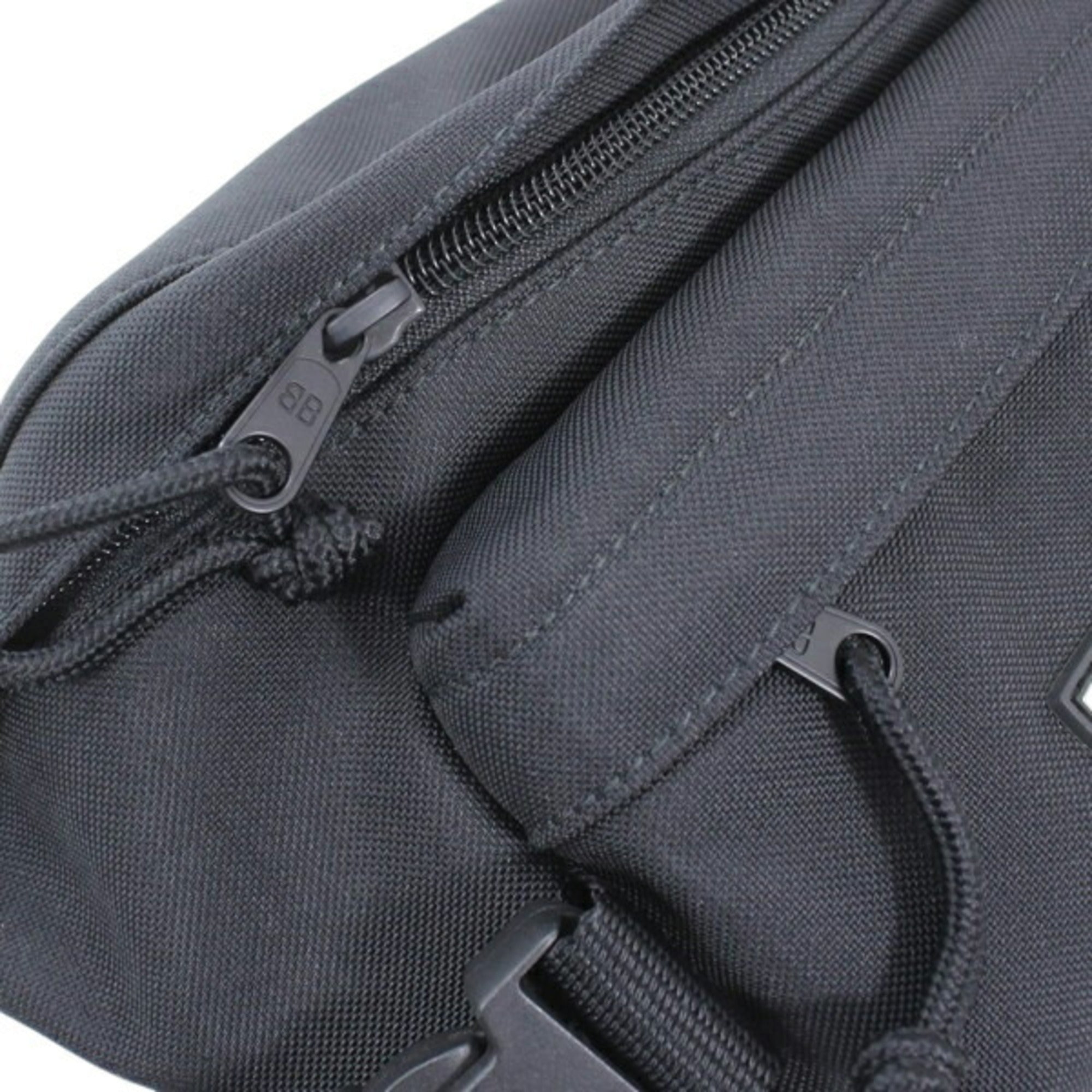 Balenciaga Black Nylon Fanny Pack Sling Bag (Pre-Owned)