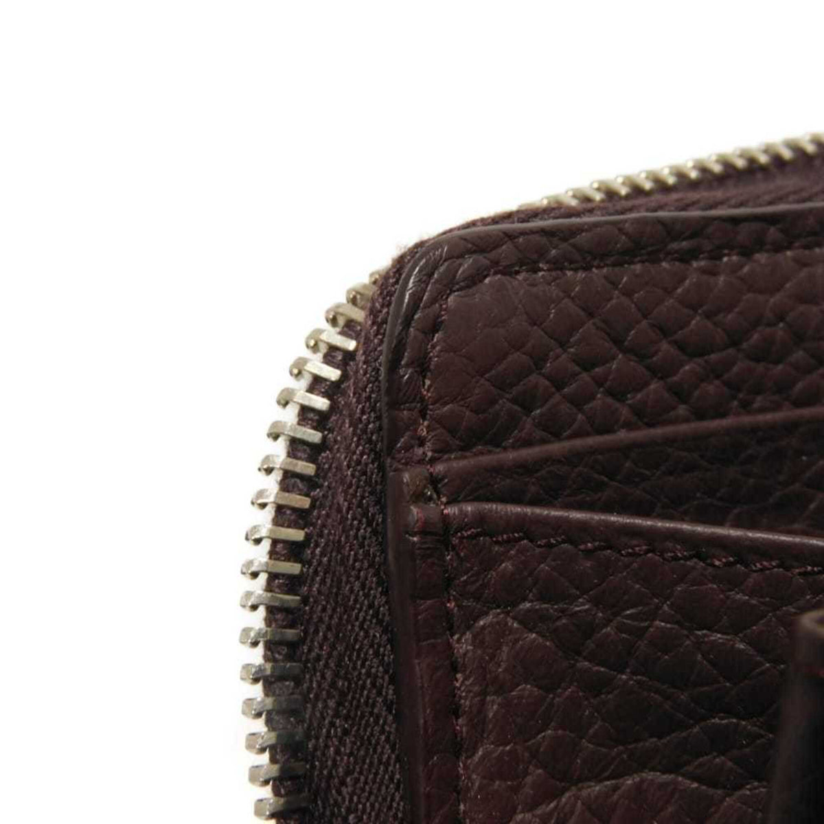 Balenciaga Bordeaux Leather Long Wallet (Bi-Fold) (Pre-Owned)