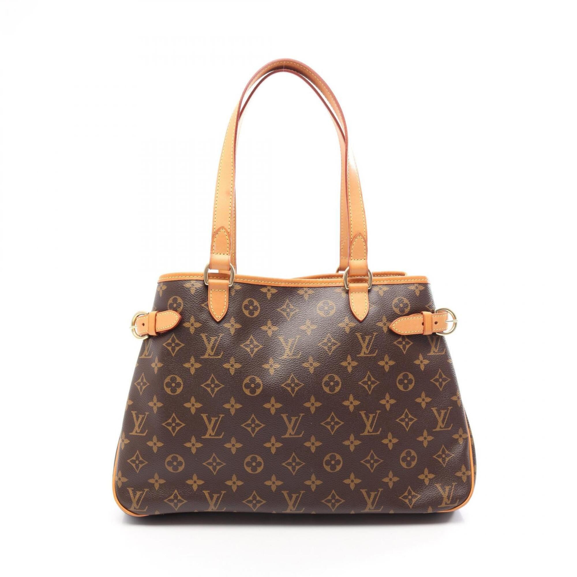 Louis Vuitton Brown Pvc Coated Canvas Leather Handbag Shoulder Bag (Pre-Owned)