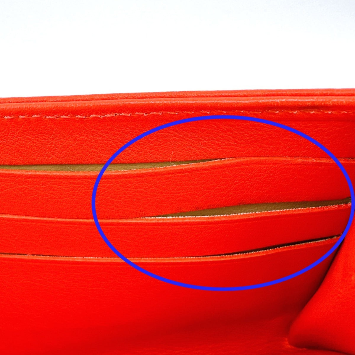 Louis Vuitton Corail Mahina Leather Long Wallet (Bi-Fold) (Pre-Owned)