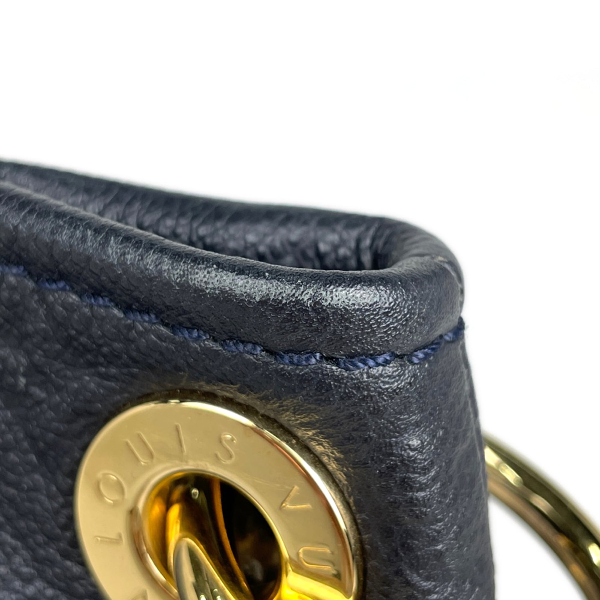 Louis Vuitton Infini Navy Monogram Empreinte Shoulder Bag (Pre-Owned)