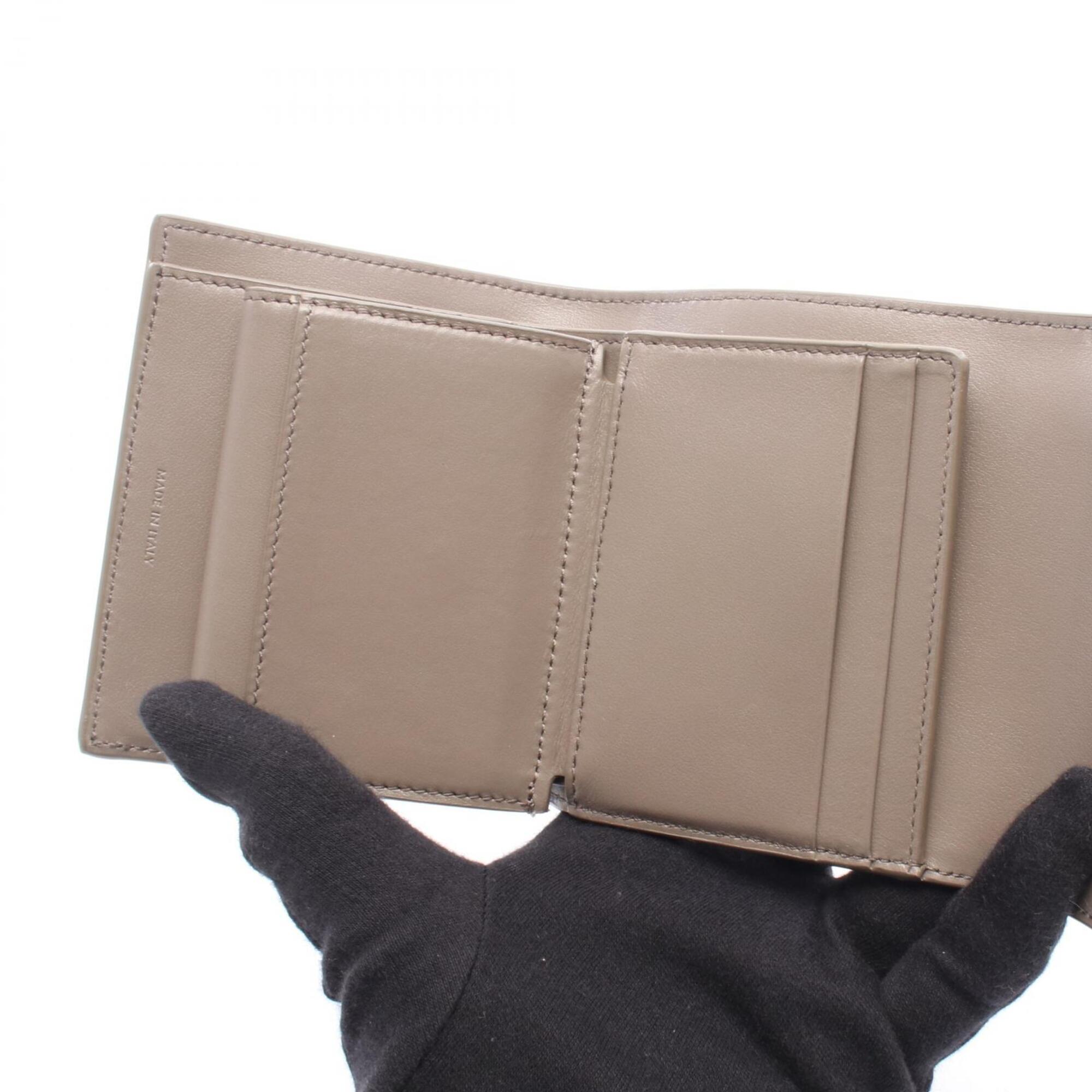 Celine Beige Leather Wallet (Tri-Fold) (Pre-Owned)
