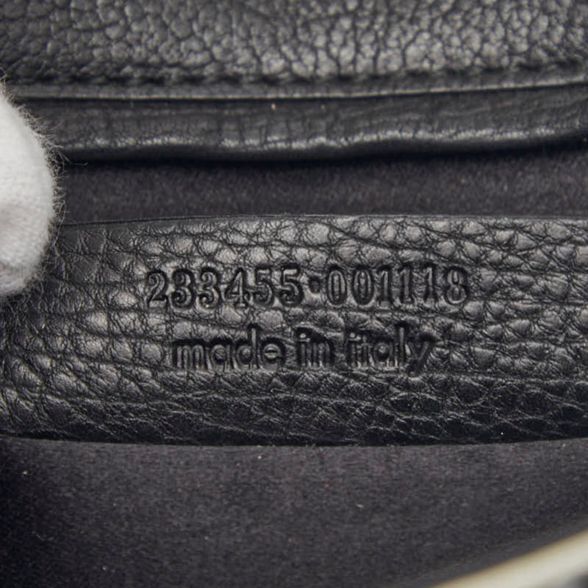 Saint Laurent Black White Leather Clutch Bag (Pre-Owned)