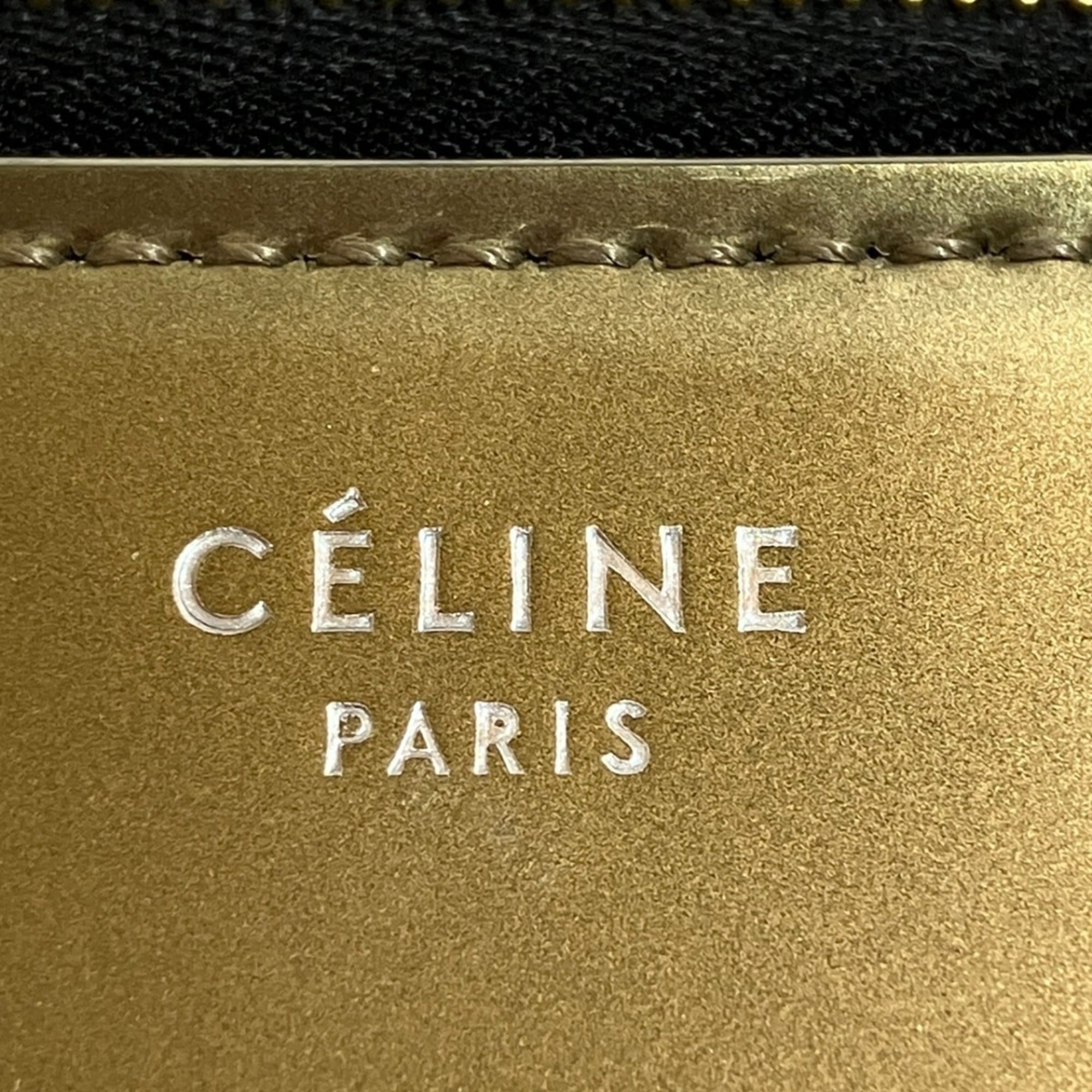 Celine Gold Long Wallet (Bi-Fold) (Pre-Owned)