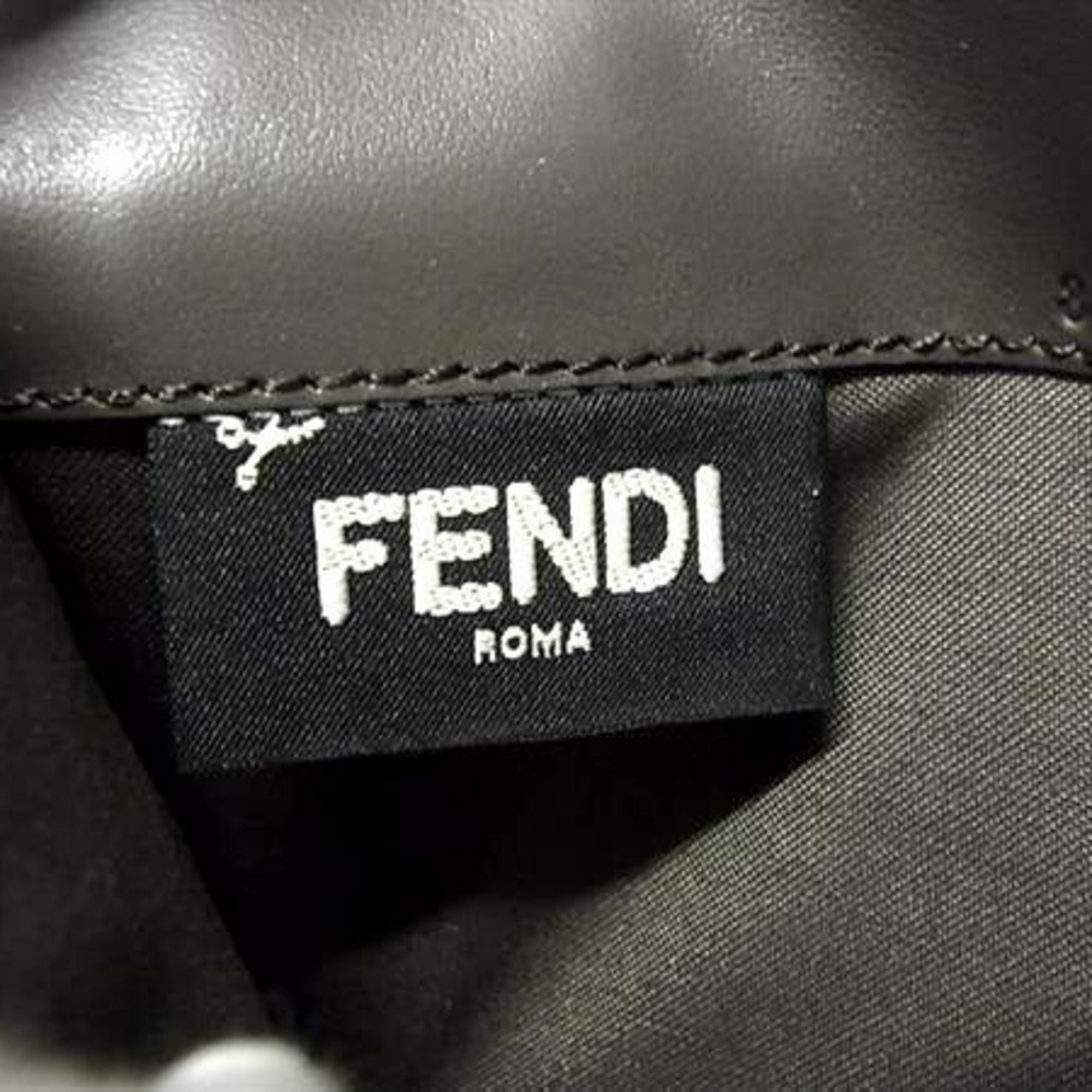 Fendi Grayish Leather Long Wallet (Bi-Fold) (Pre-Owned)