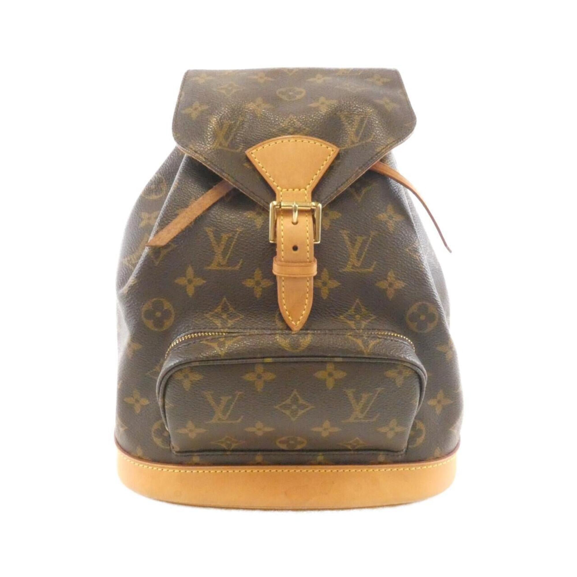 Louis Vuitton Marron Coated Canvas Backpack (Pre-Owned)