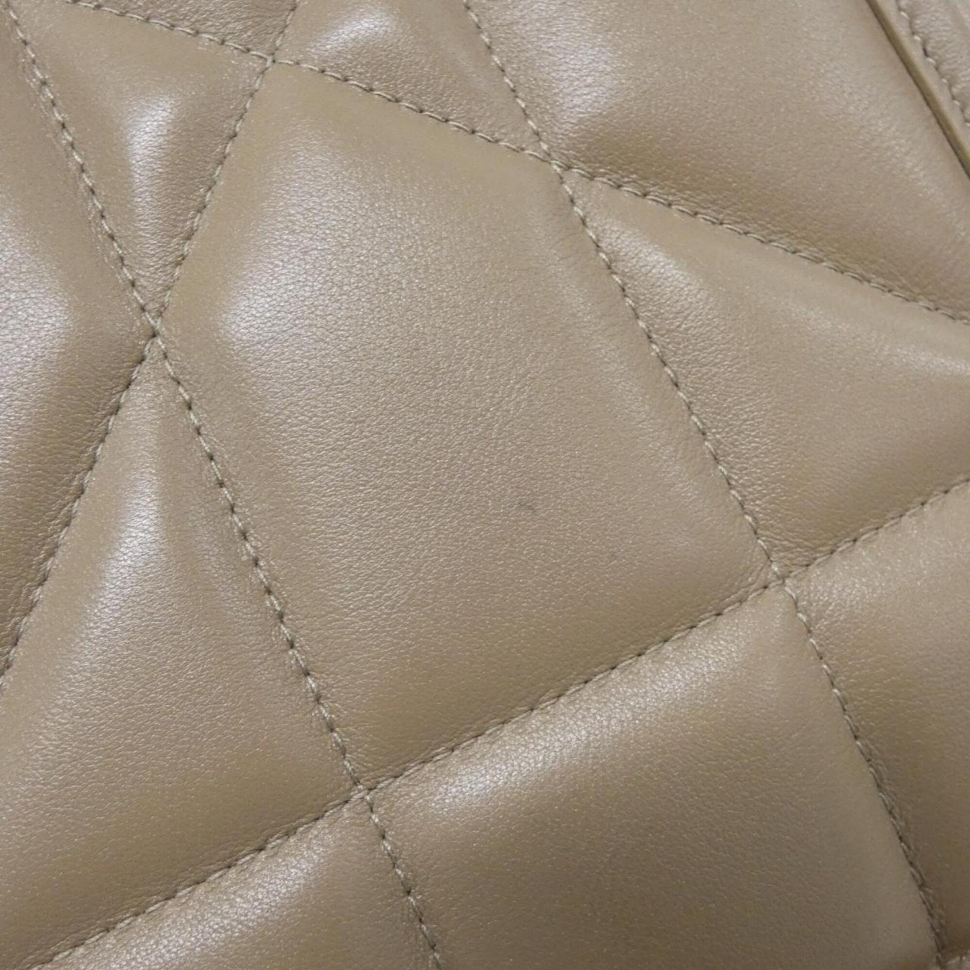 Christian Dior Beige Leather Handbag (Pre-Owned)
