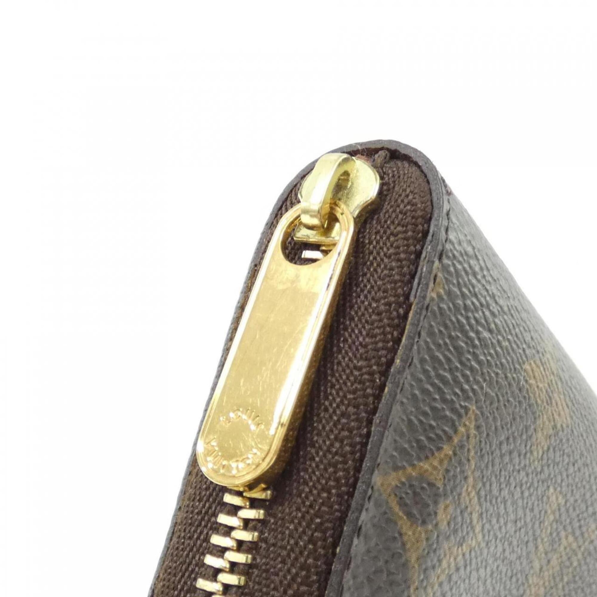 Louis Vuitton Marron Monogram Coated Canvas Coin Purse/Coin Case (Pre-Owned)