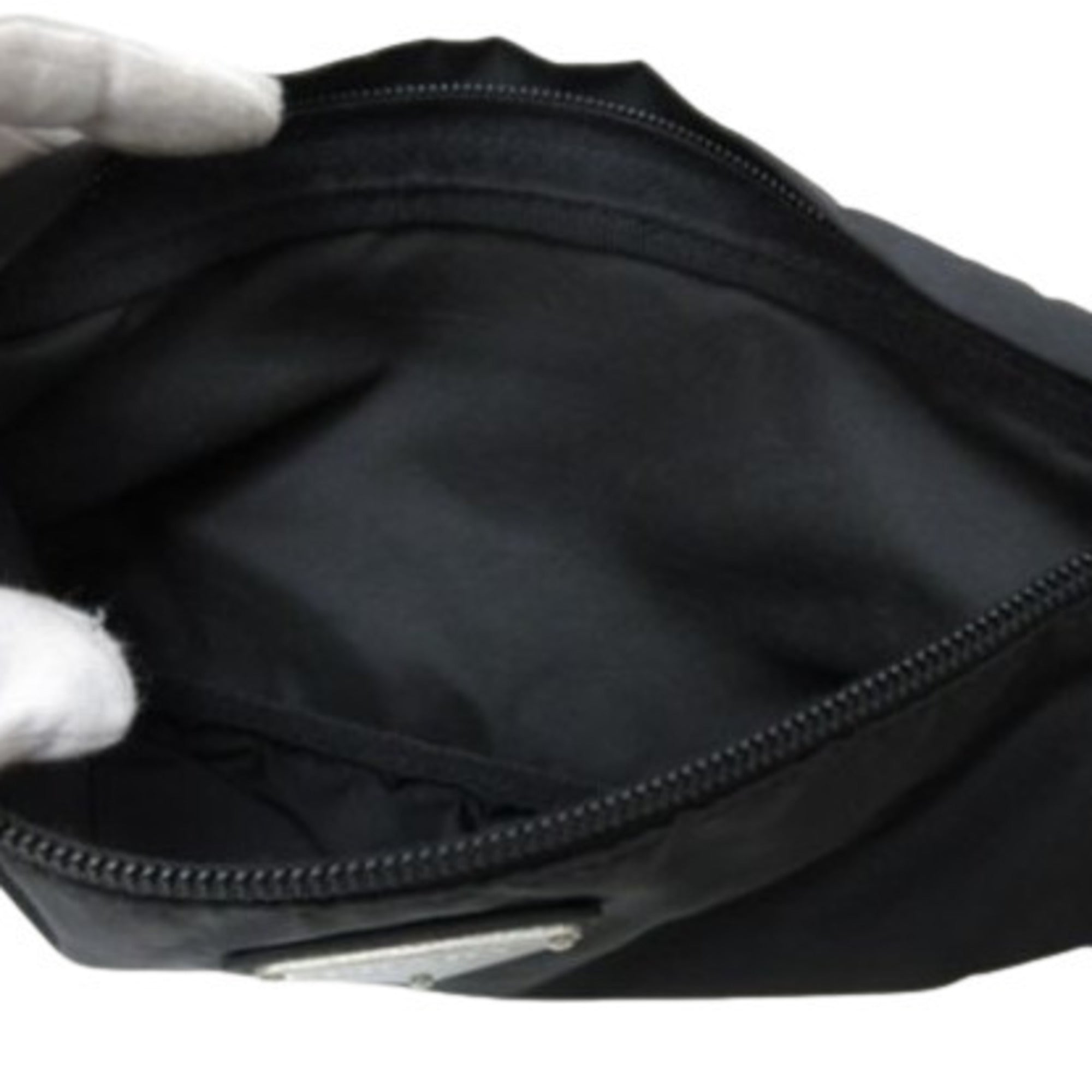 Prada Black Nylon Fanny Pack Sling Bag (Pre-Owned)