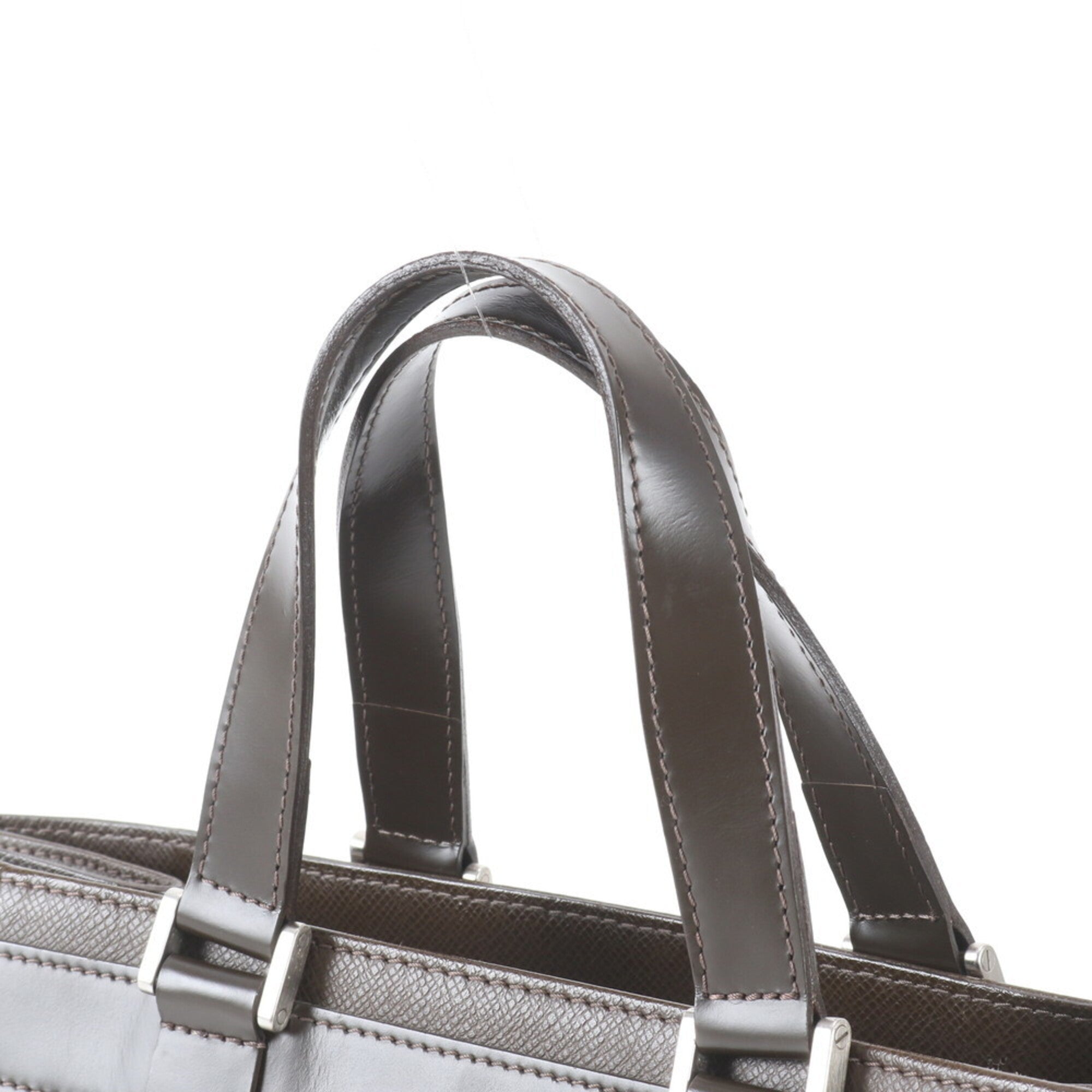 Louis Vuitton Taiga Grizzly Taiga Leather Handbag Tote Bag (Pre-Owned)
