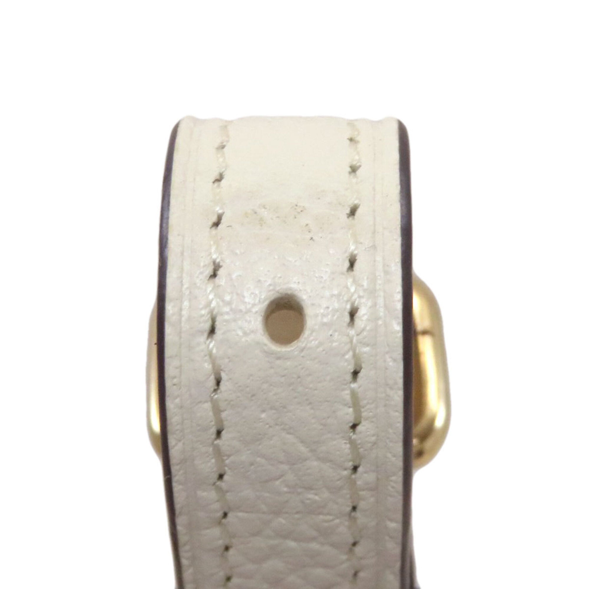 Coach White Leather Shoulder Bag (Pre-Owned)