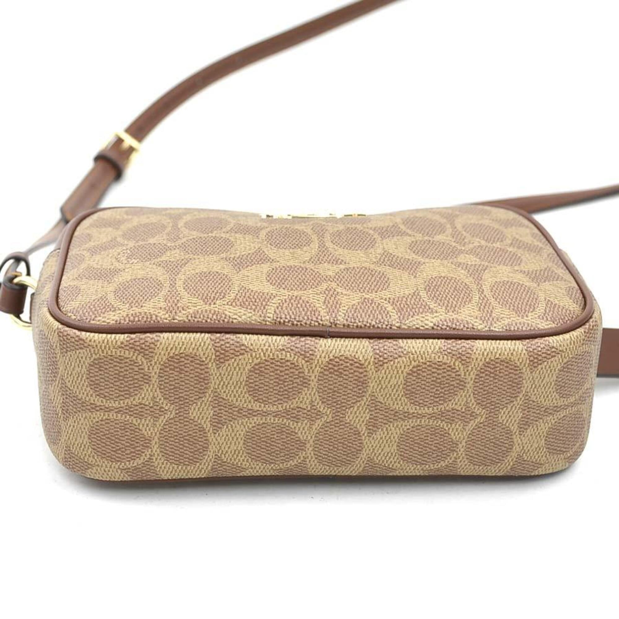 Coach Brown Leather Shoulder Bag (Pre-Owned)