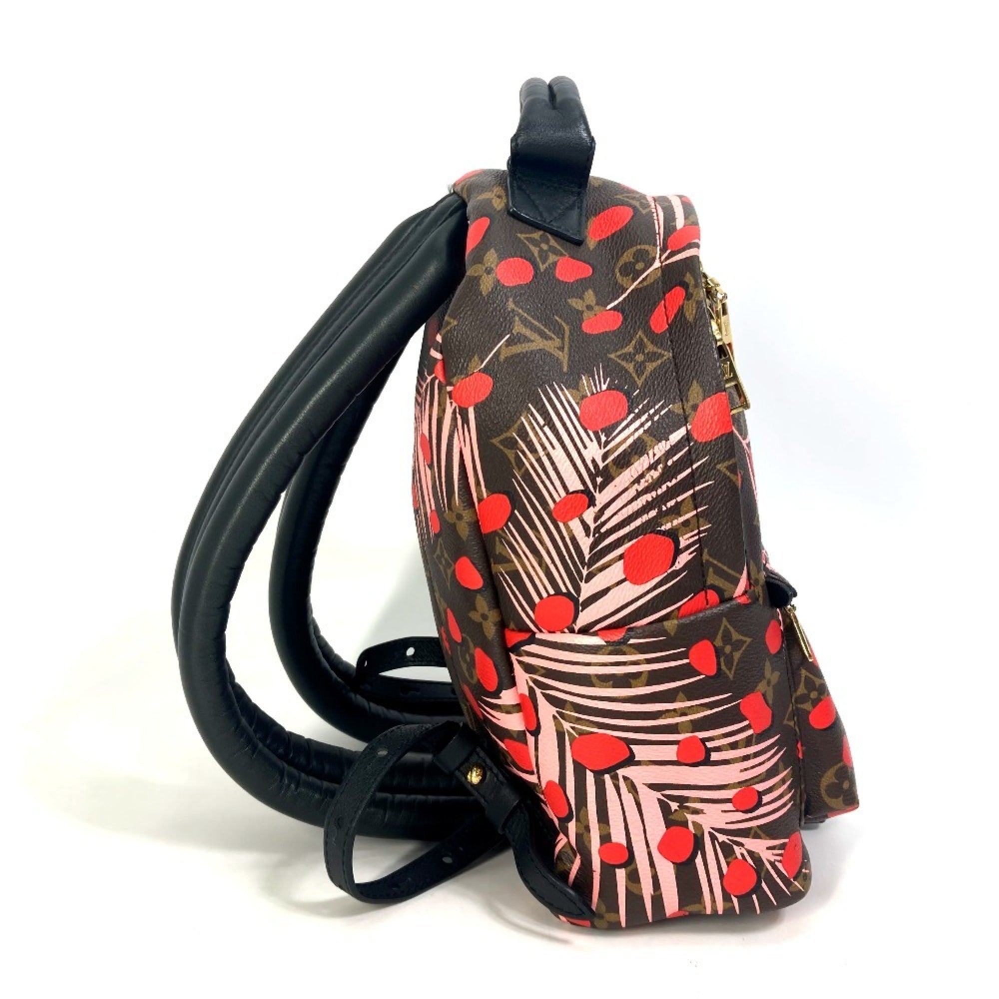 Louis Vuitton Brown Pink Red Color Monogram Backpack (Pre-Owned)