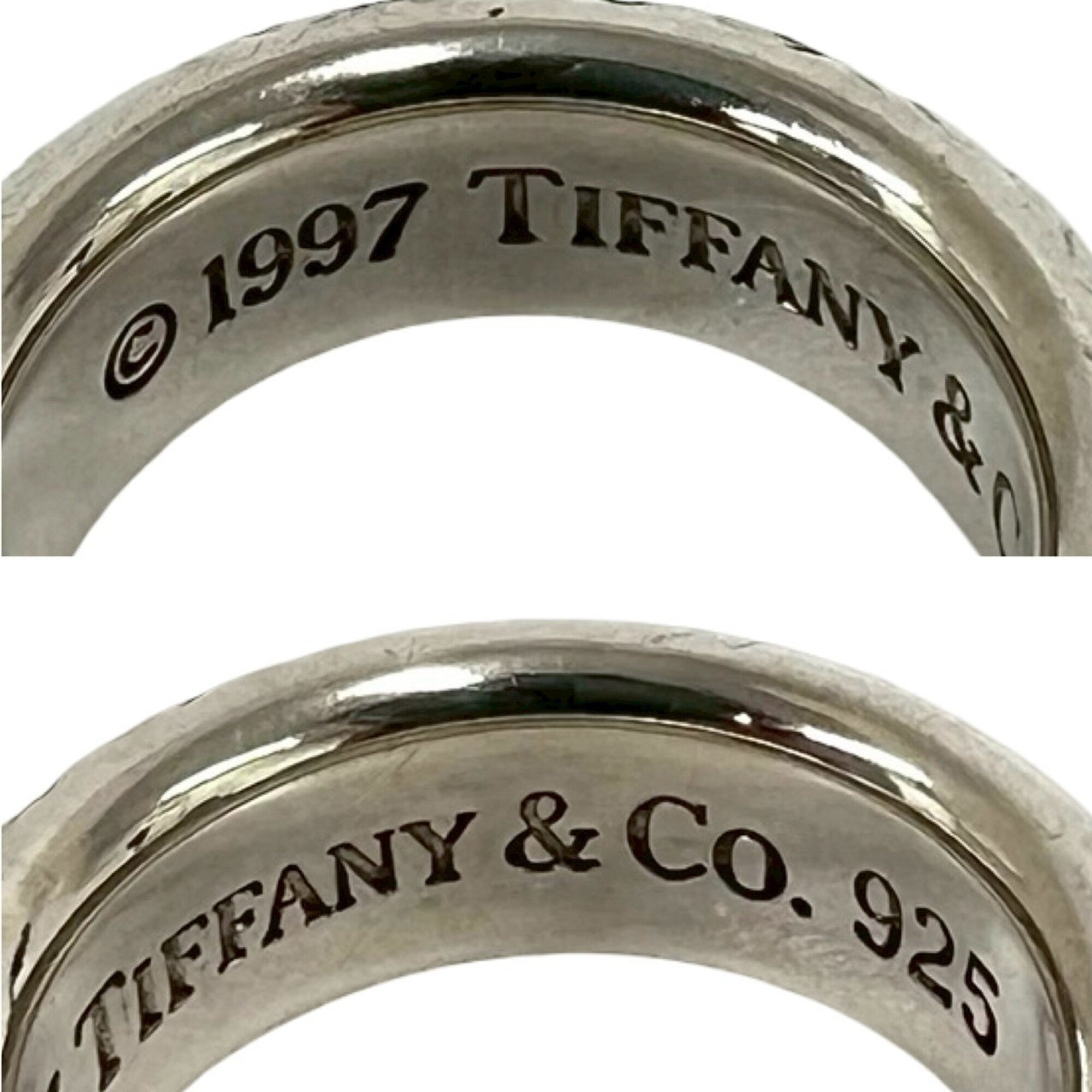 Tiffany Silver Silver 925 Band Ring (Pre-Owned)