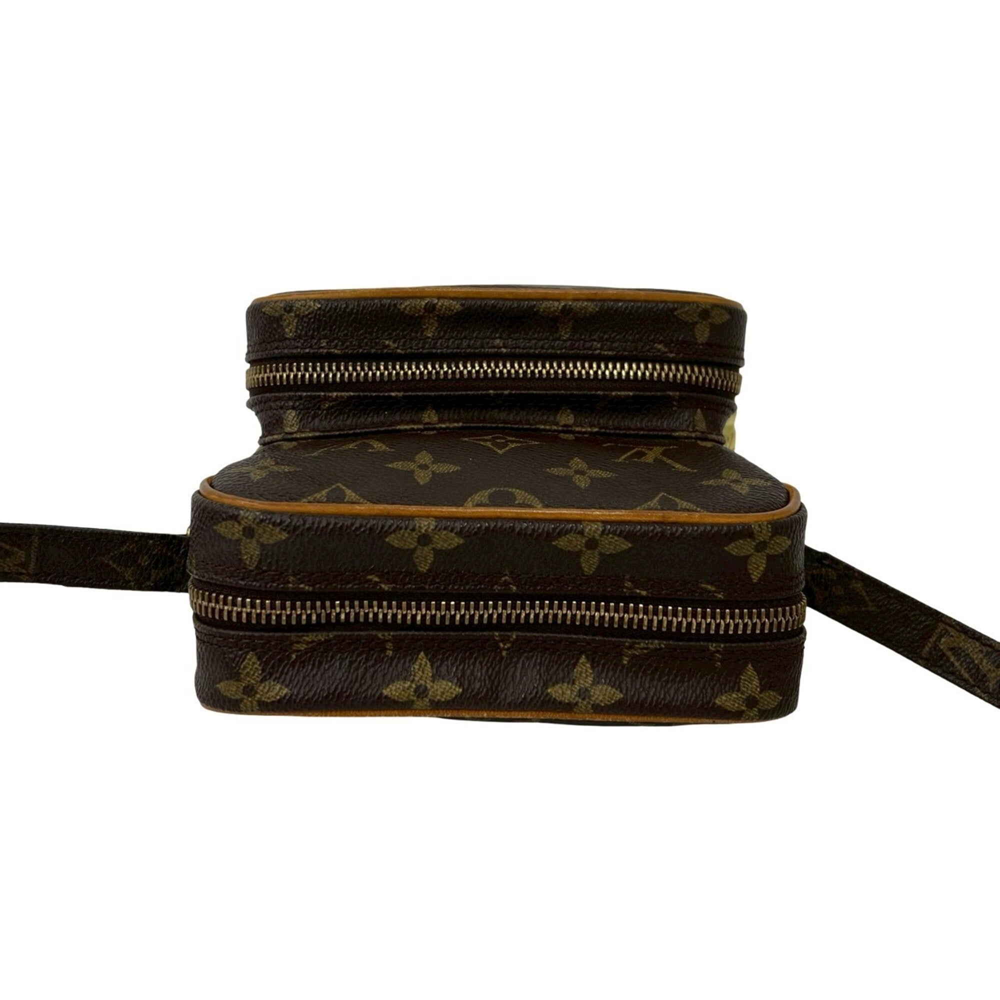 Louis Vuitton Brown Leather Pvc Pochette Shoulder Bag (Pre-Owned)