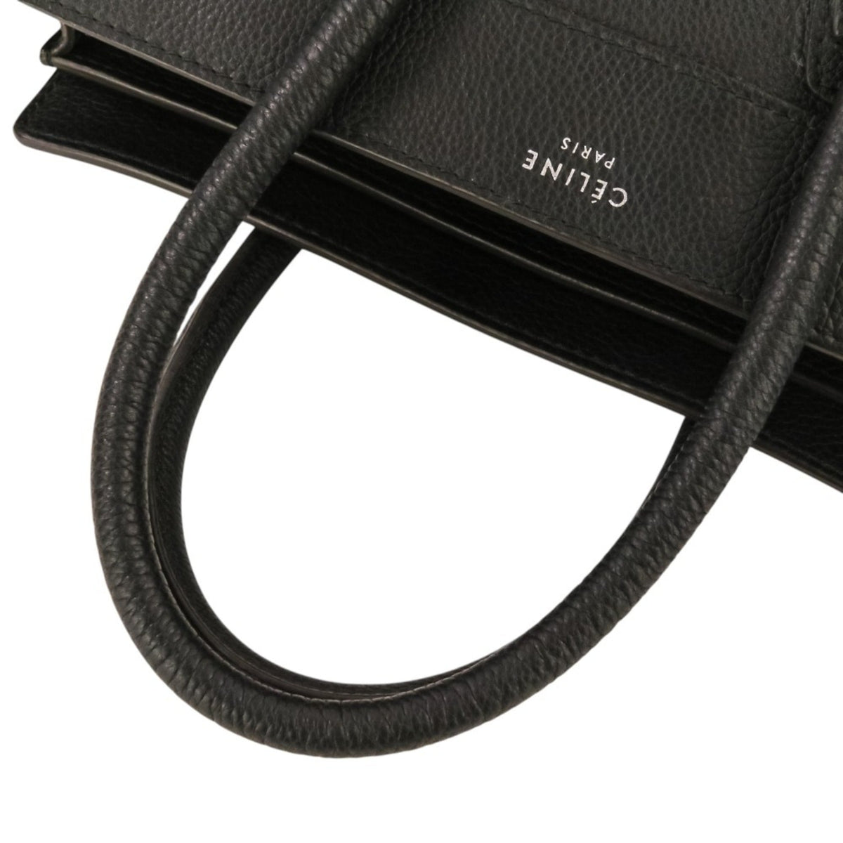 Celine Black Leather Tote Bag (Pre-Owned)
