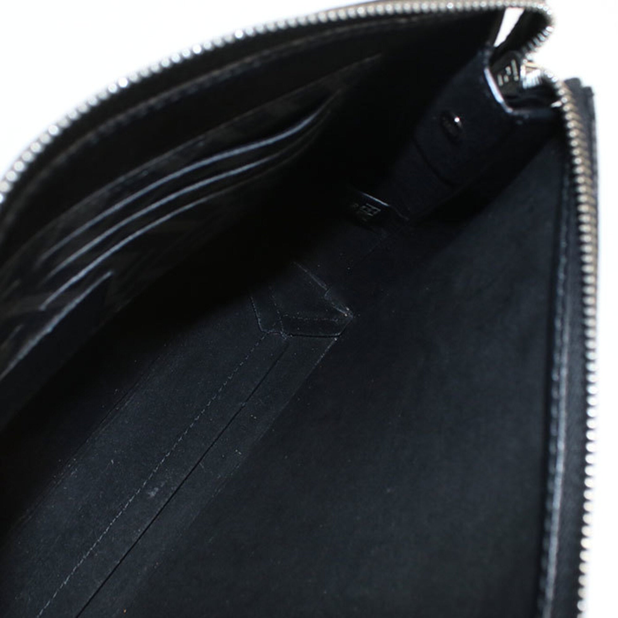 Fendi Black Pvc Clutch Bag (Pre-Owned)